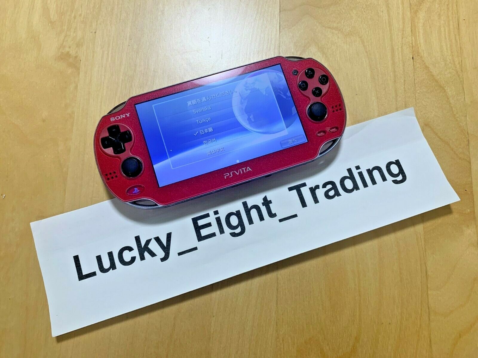 PS Vita Cosmic Red PCH 1000 ZA03 Console Charger PSV [CC]
