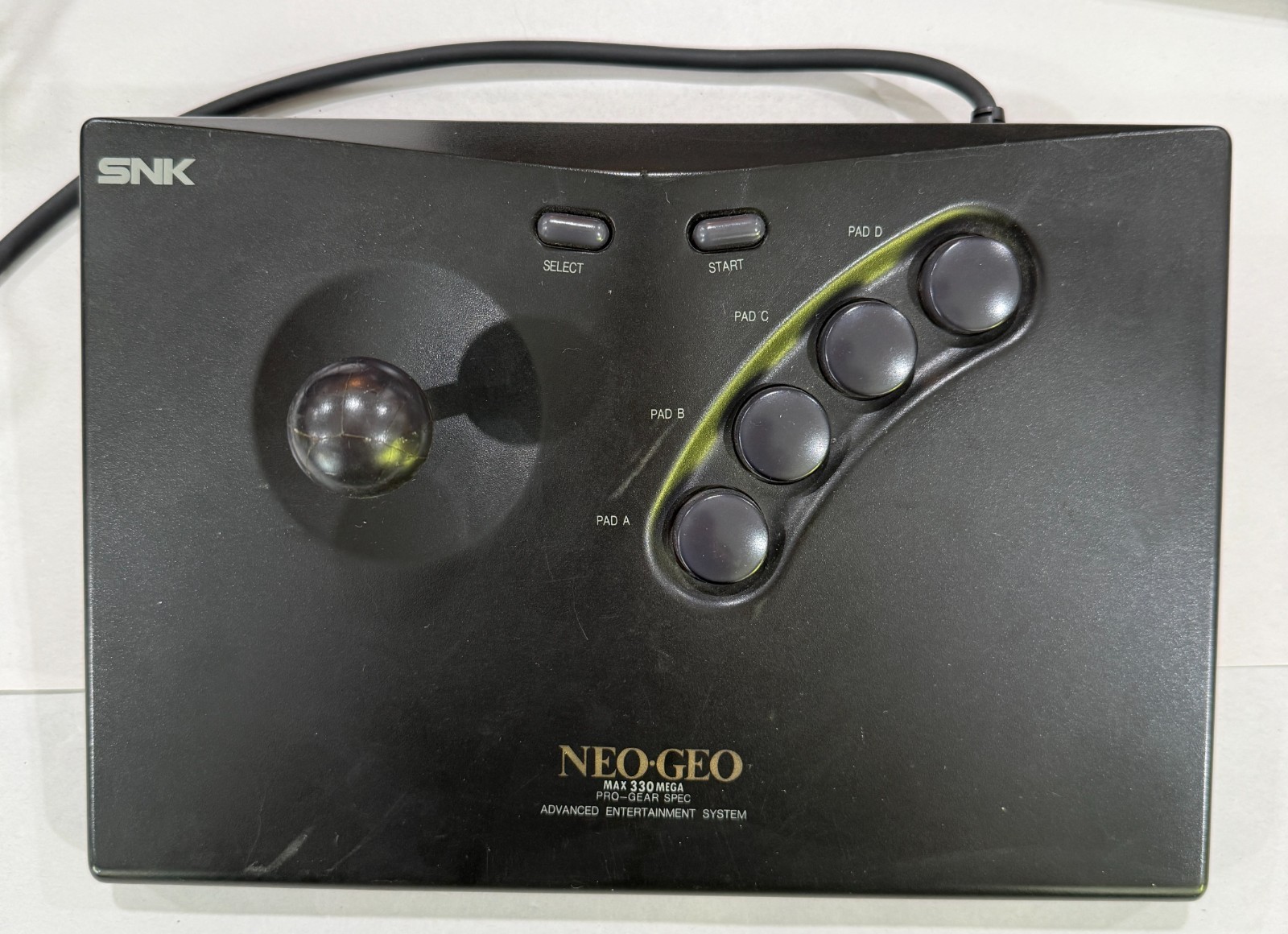 Japanese SNK Neo Geo AES Console + Box + 2 Controllers + OEM Power, AV Cables