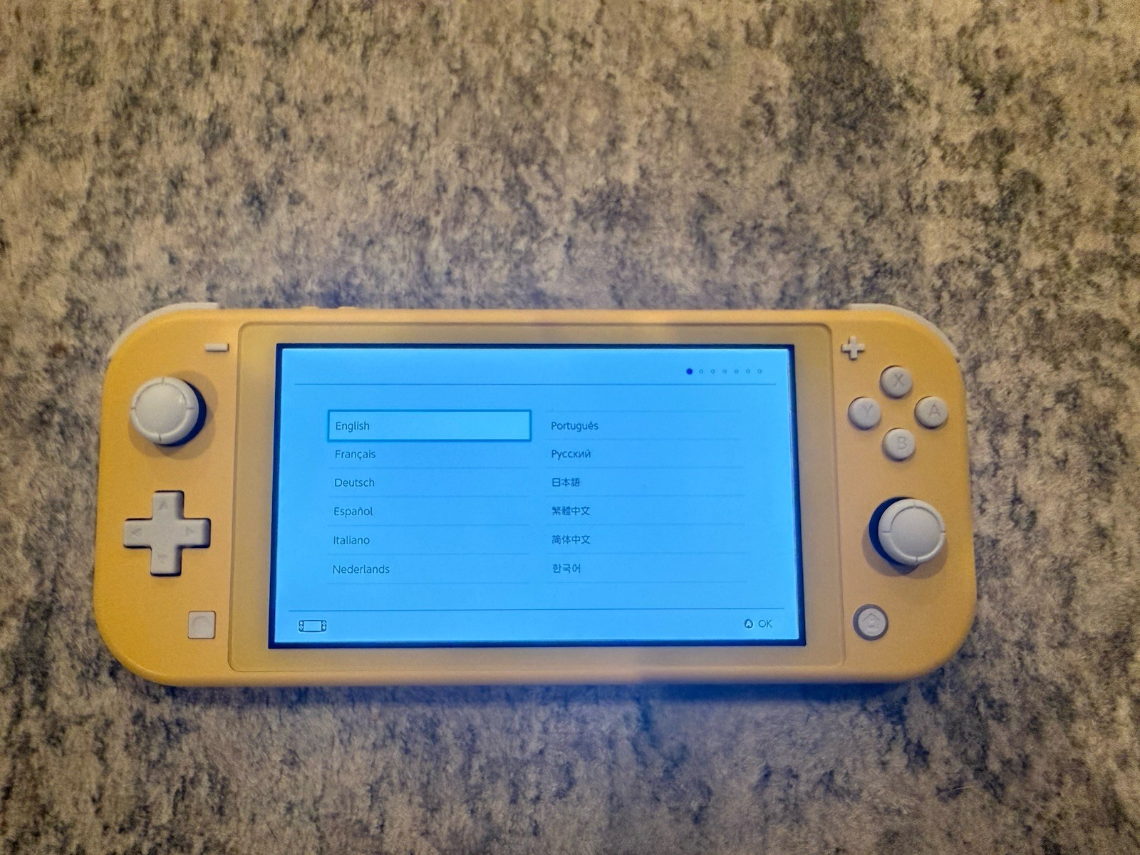 Nintendo Switch Lite Yellow Handheld Console