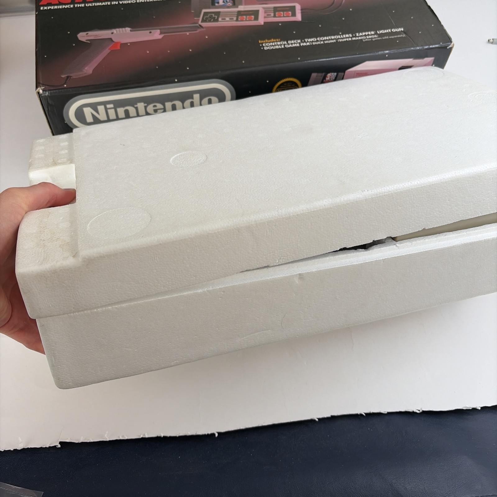 NES Nintendo Entertainment System Console Action Set Complete CIB Box W Mario