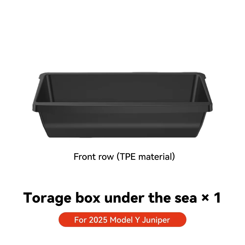 For Tesla Model Y Juniper 2025 Under Seat ABS With a lid Storage Box Drawer Hold