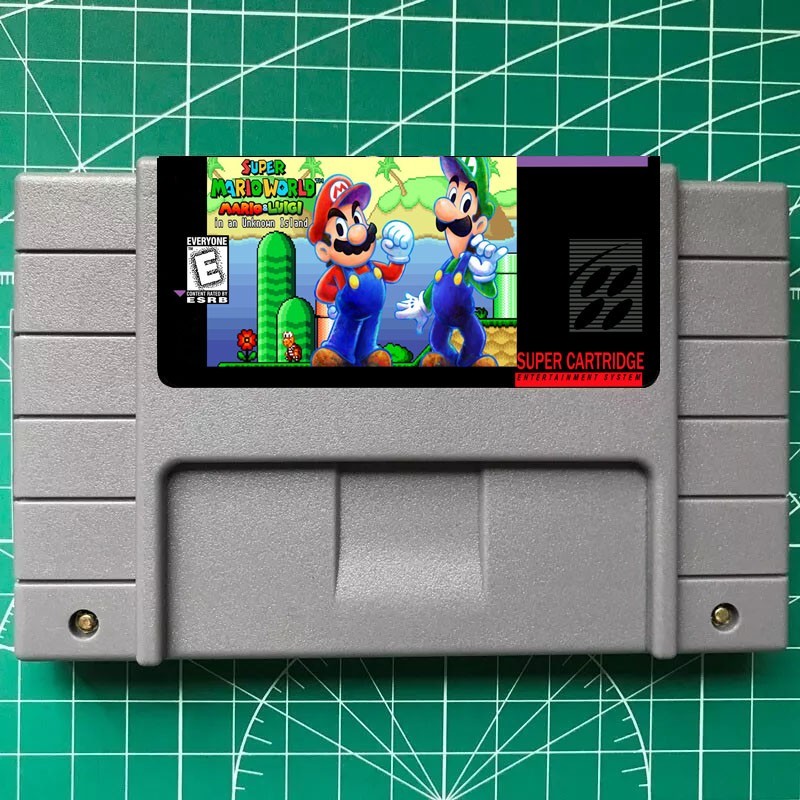 Mario and Luigi in an Unknown Island play on USA Console version