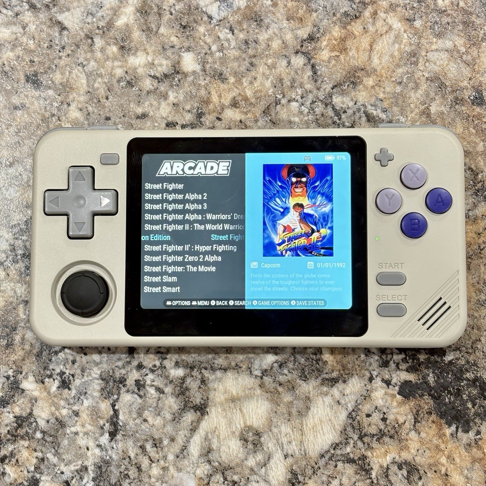 New PowKiddy RGB10X Gaming Handheld New 64GB Card Custom Loaded Ready To Play
