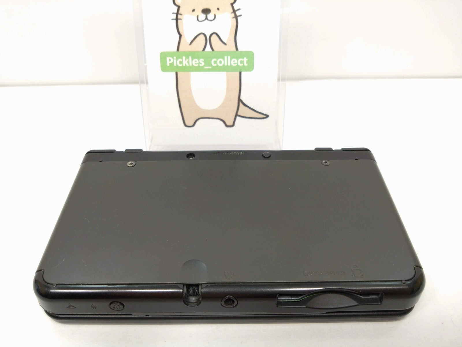 Nintendo New 3DS Black KTR-001 w/4GB Stylus language Japanese Tested 0511A