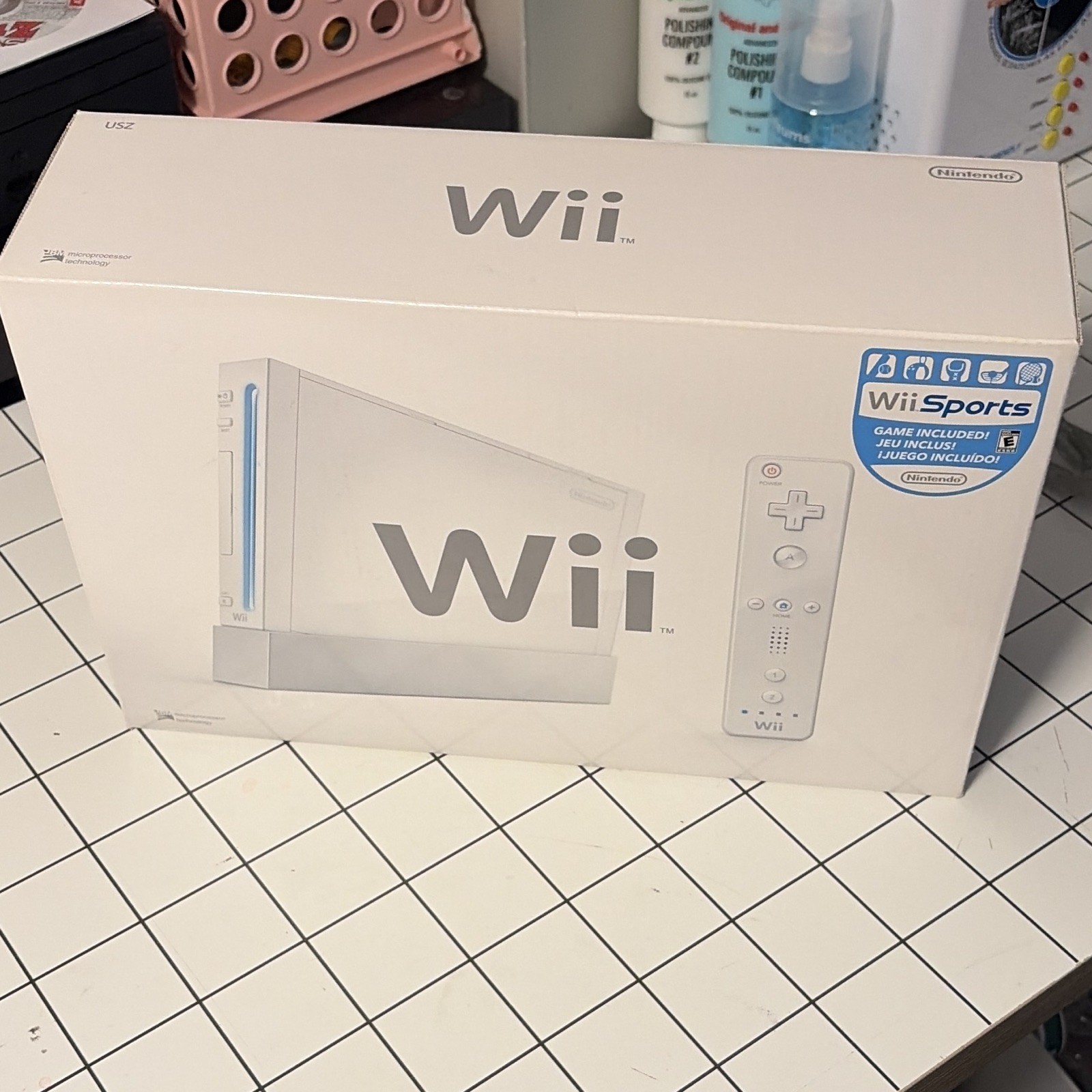 Nintendo Wii RVL-001 White Console NTSC-U/C Wii Sports CIB Tested Clean Package