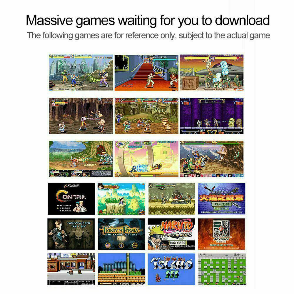 Retro Handheld Games Player X12 Plus Built-in 10000games Portable 7» e-book VX