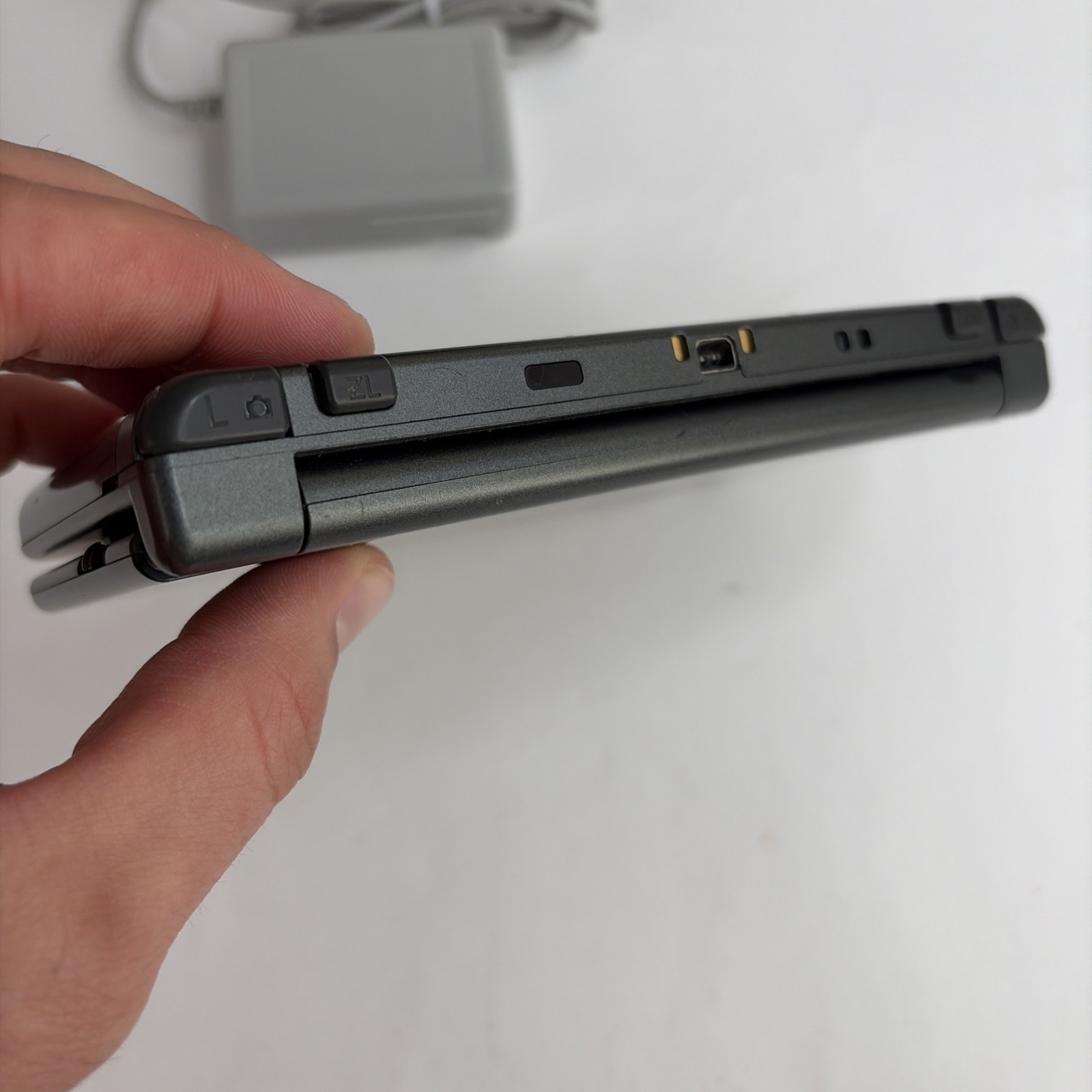 New Nintendo 3DS XL Gray Black Console, Charger Stylus US Version