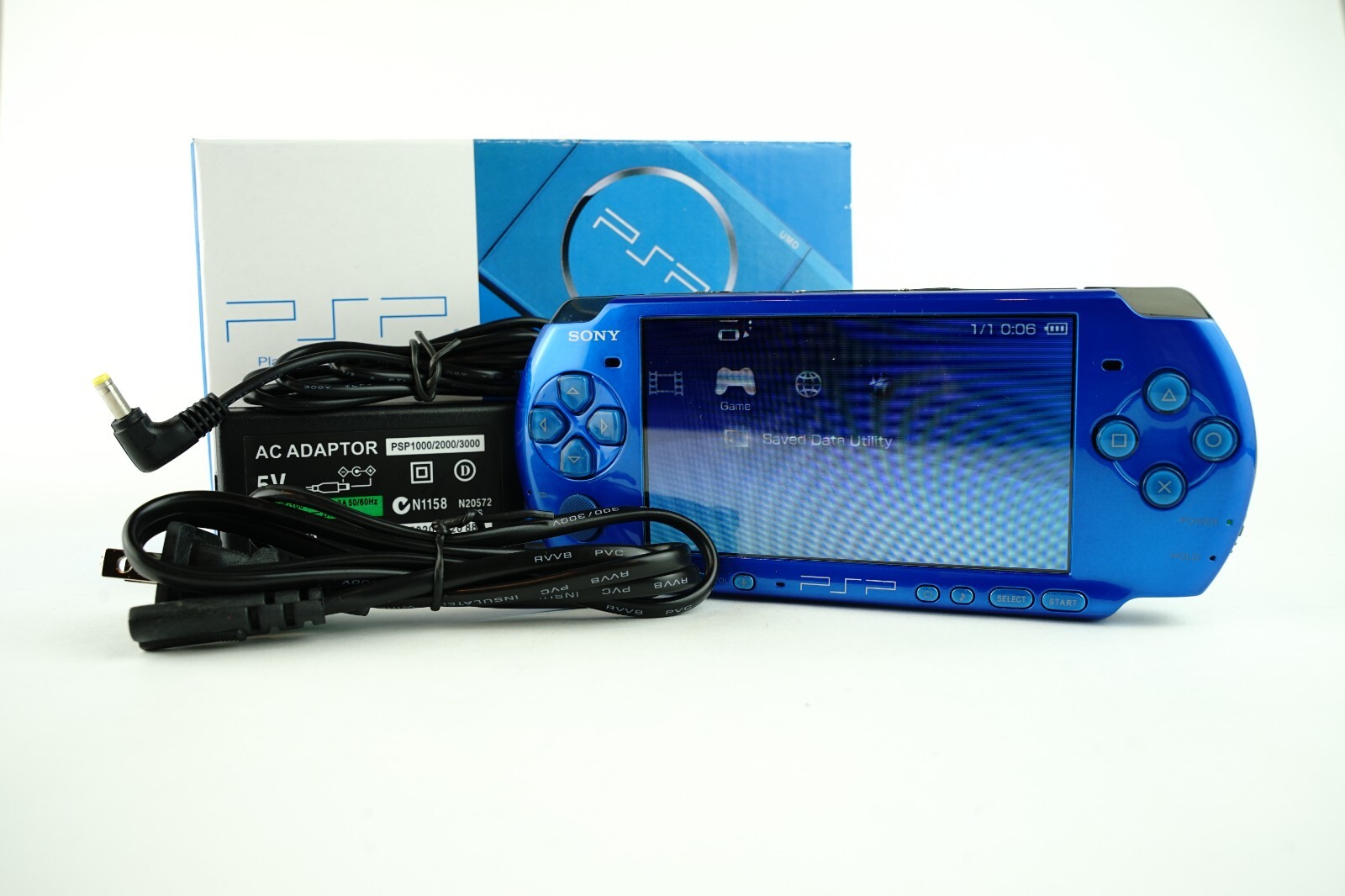 Sony PlayStation PSP 3000 & Charger REGION FREE NEW BATTERY Multiple Colors