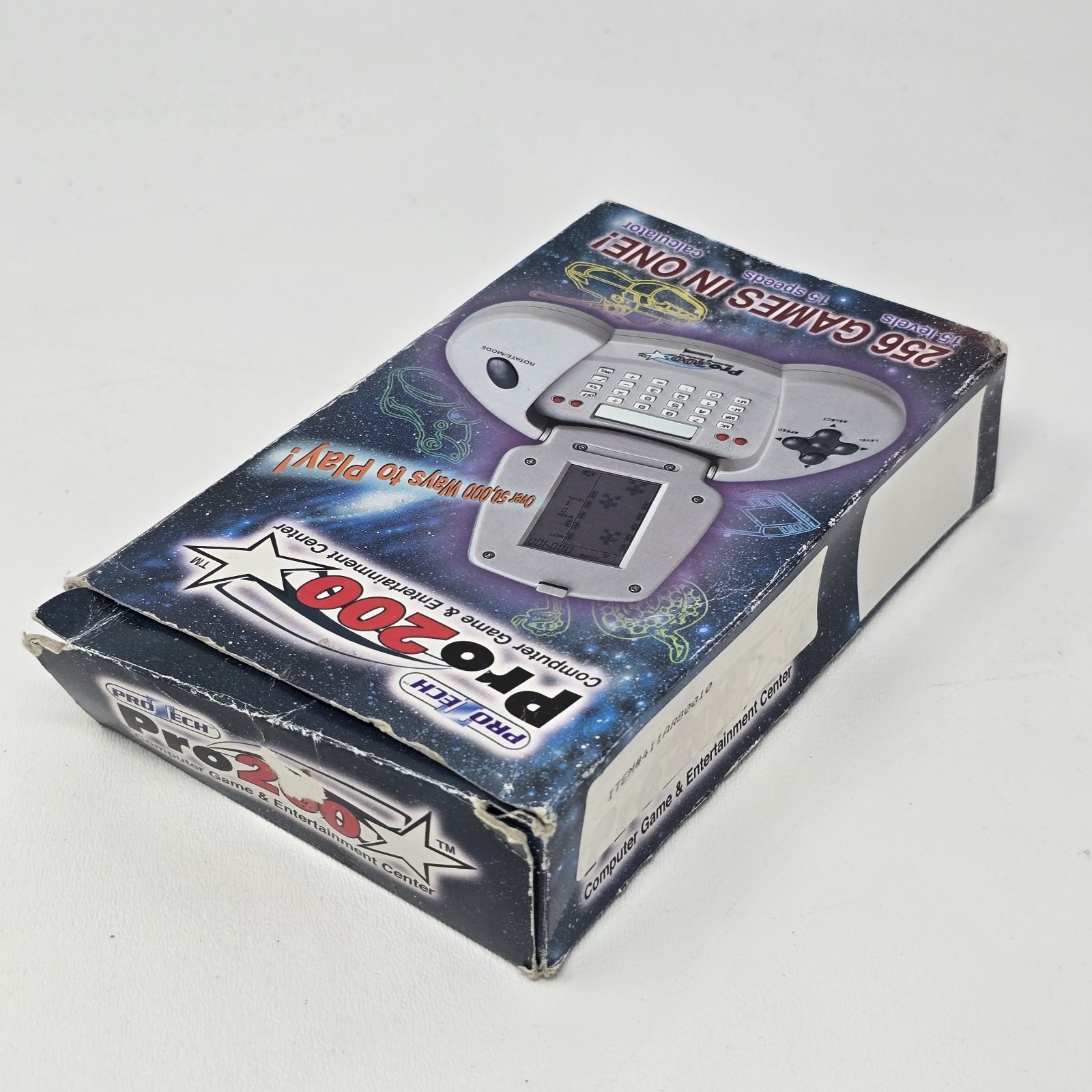 Protech Pro 200 Gaming System Handheld 256 Games Calculator Box Manual 2000s