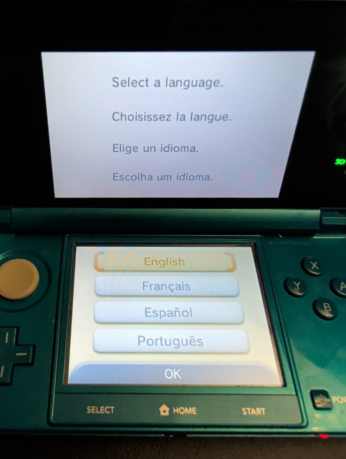 Nintendo 3DS Handheld System – Aqua Blue