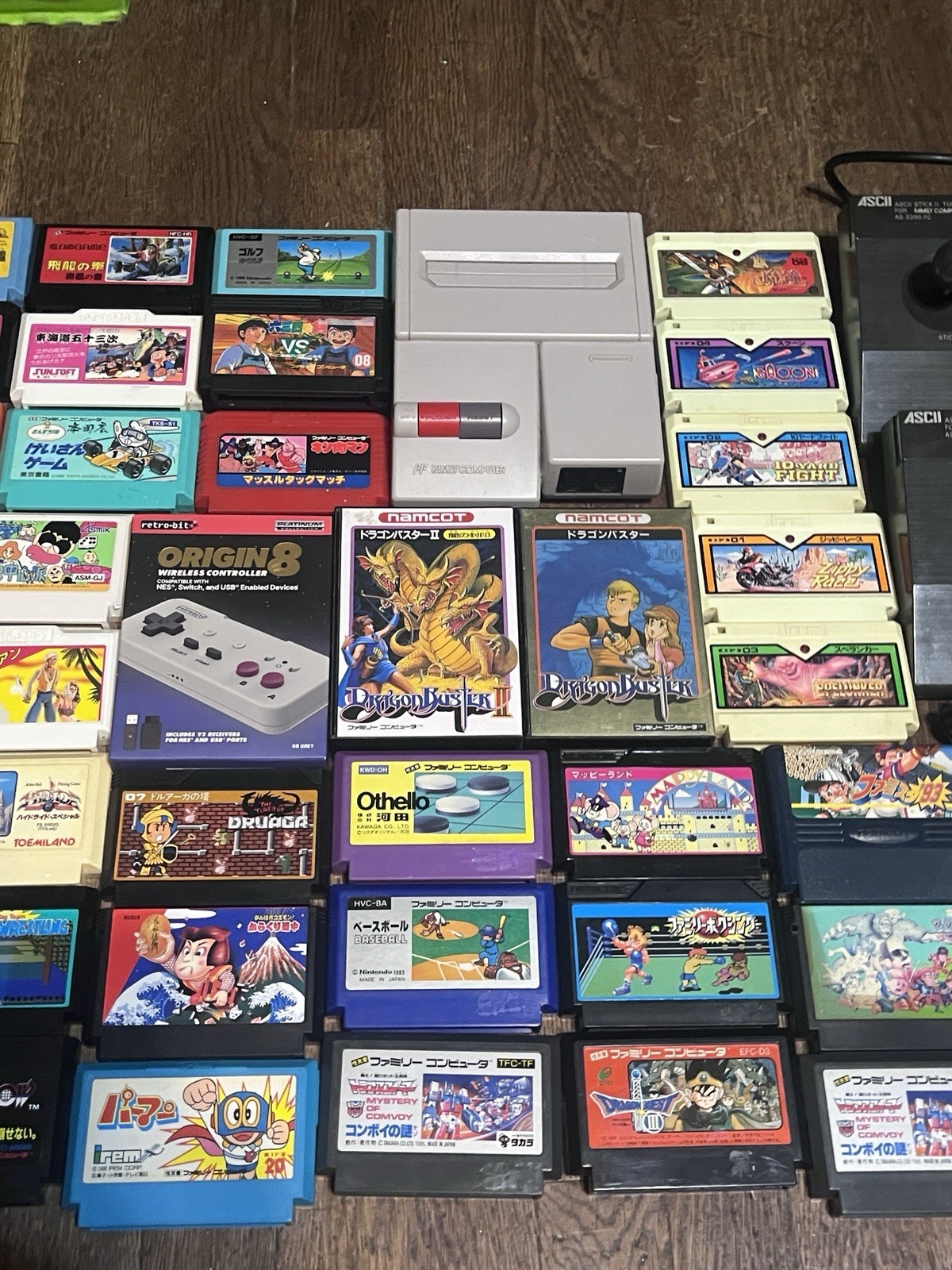 Nintendo Famicom AV Console HVC-101 & 40 Games 2 Arcade Sticks Rare Tested NES🔥