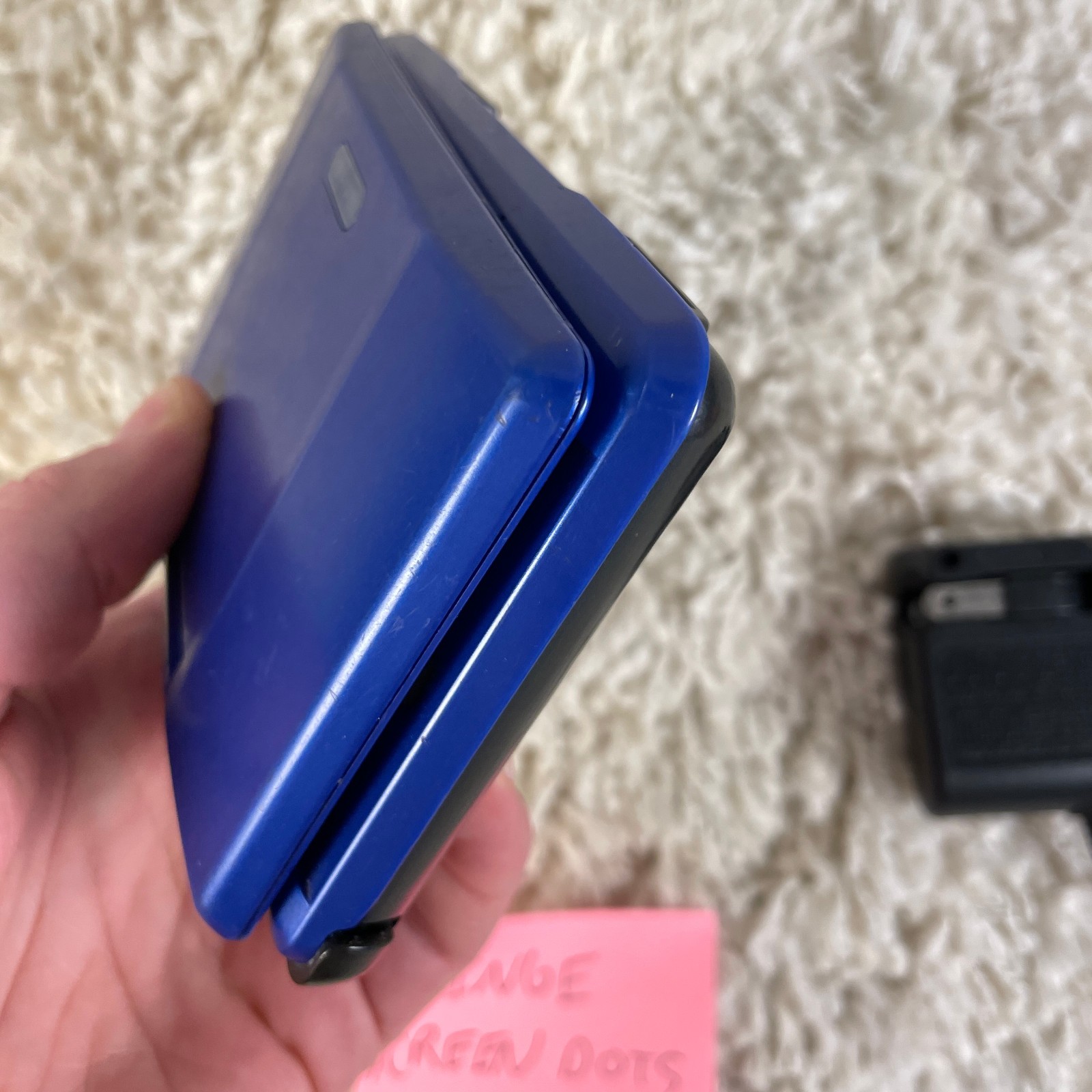 Nintendo DS Original NTR-001 Cobalt Blue Handheld Console System READ
