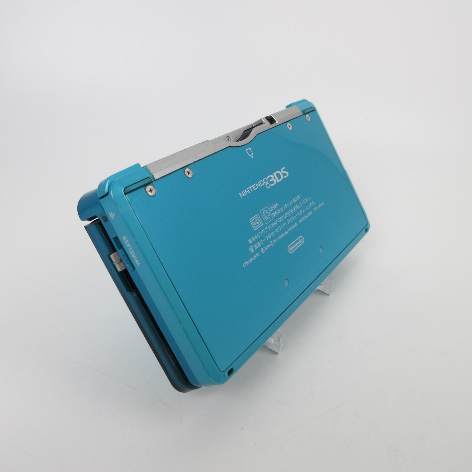 【Very Good】Nintendo 3DS Aqua Blue Console ONLY Japanese Edition #ReRe0525/01