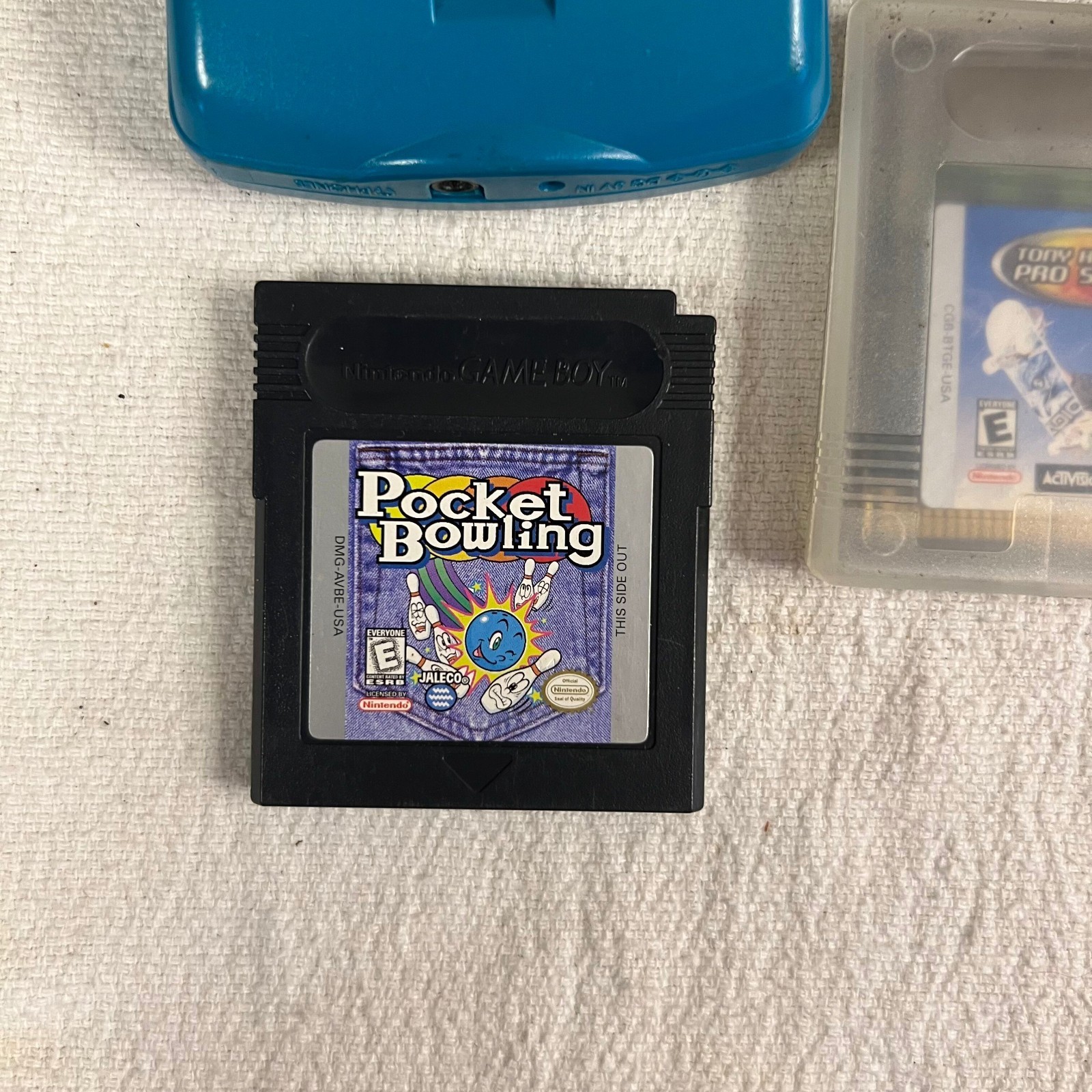 Nintendo Game Boy Color Teal Blue Console Games HandyPak *Read Description*