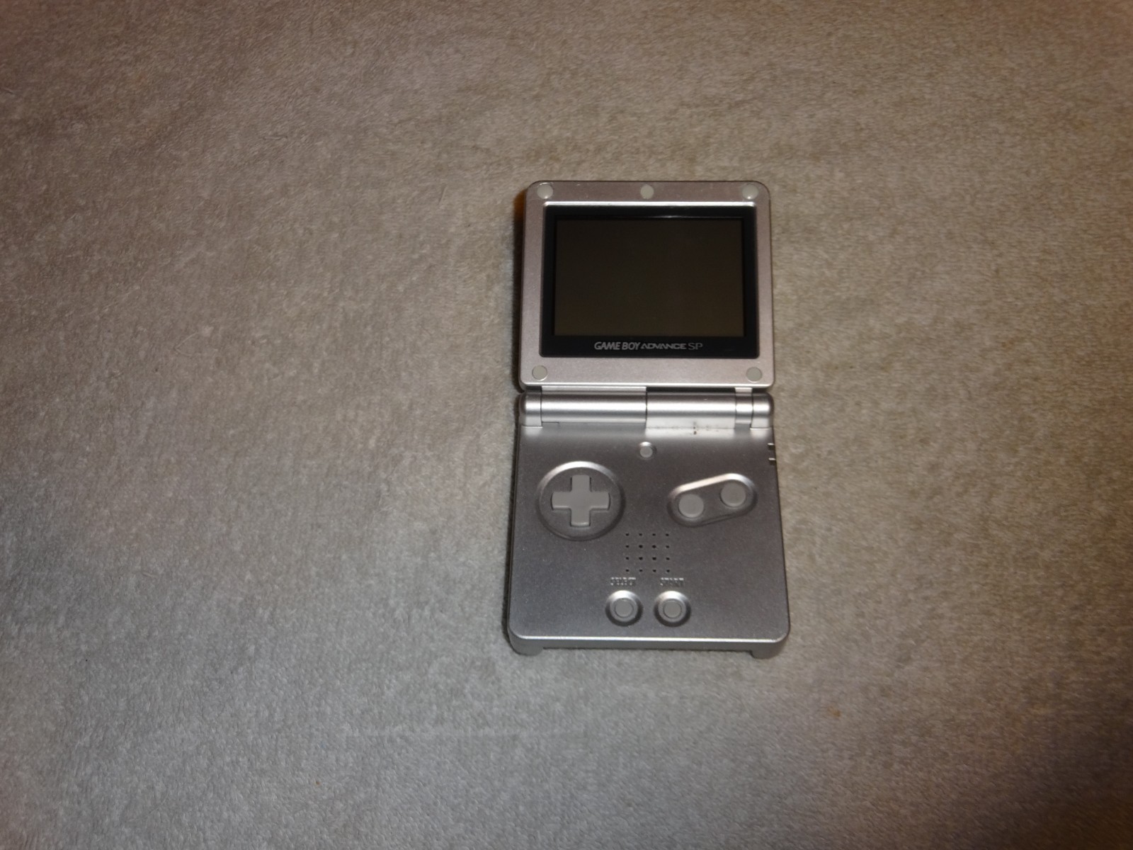 LOT OF 2 Nintendo Gameboy Advance SP bundle Metal Silver Handheld untested WOW!!