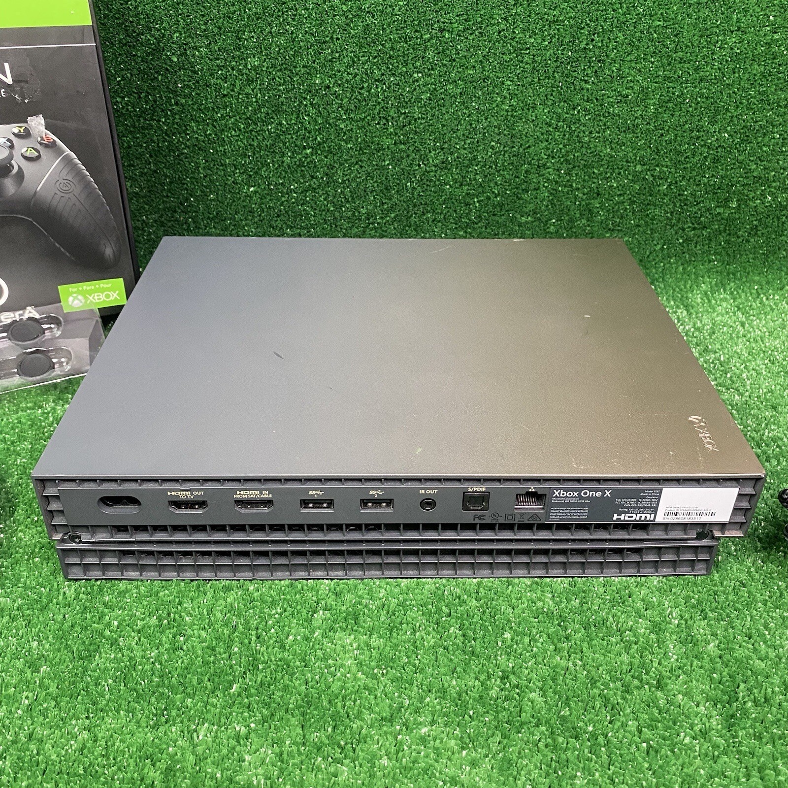 Microsoft Xbox One X 1787 Gold Rush Limited Edition 1TB Console W/Controller