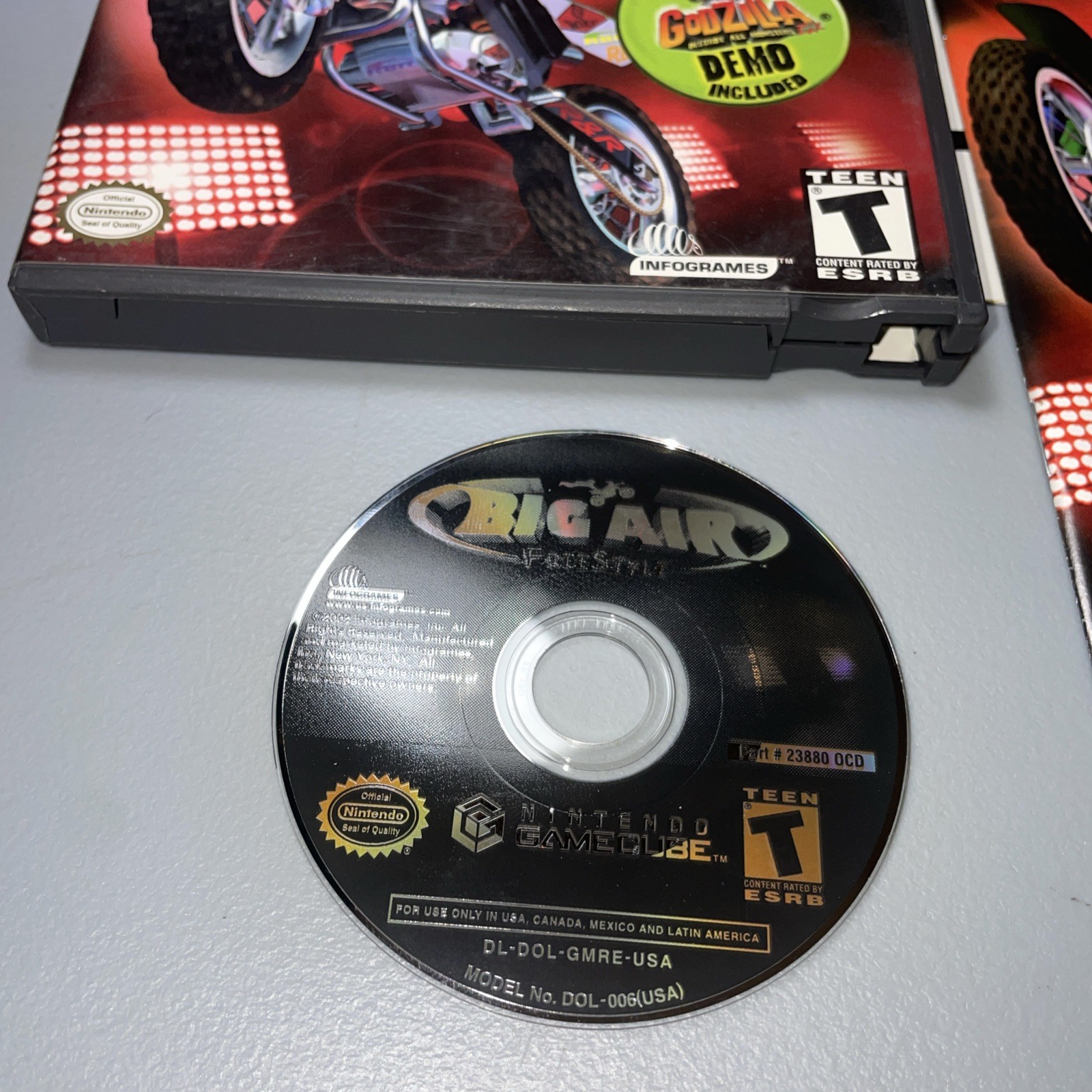 Big Air Freestyle (Nintendo GameCube, 2002) CIB Complete Clean Disc