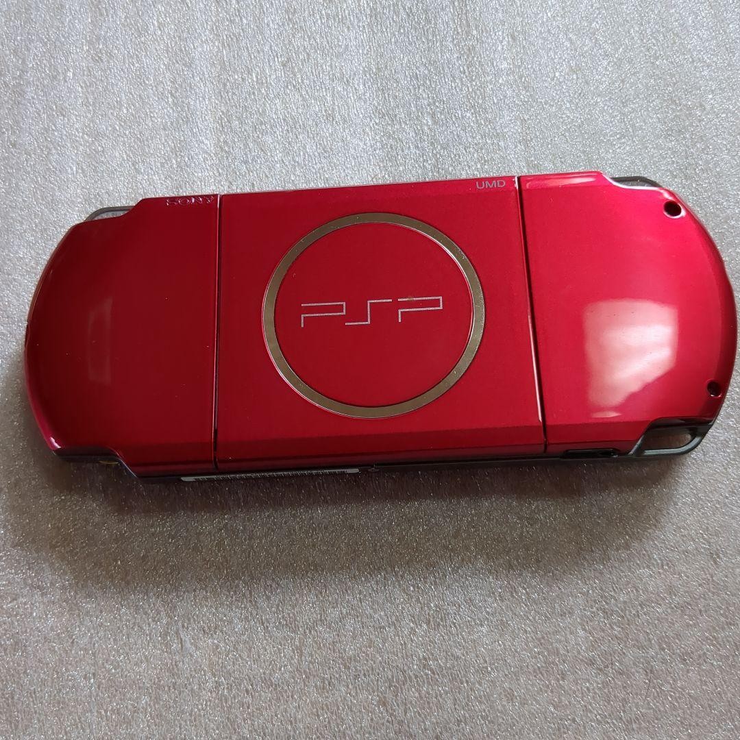Sony PSP-3000 Red Console Boxed Bundle 3 Games 256MB Card New Battery