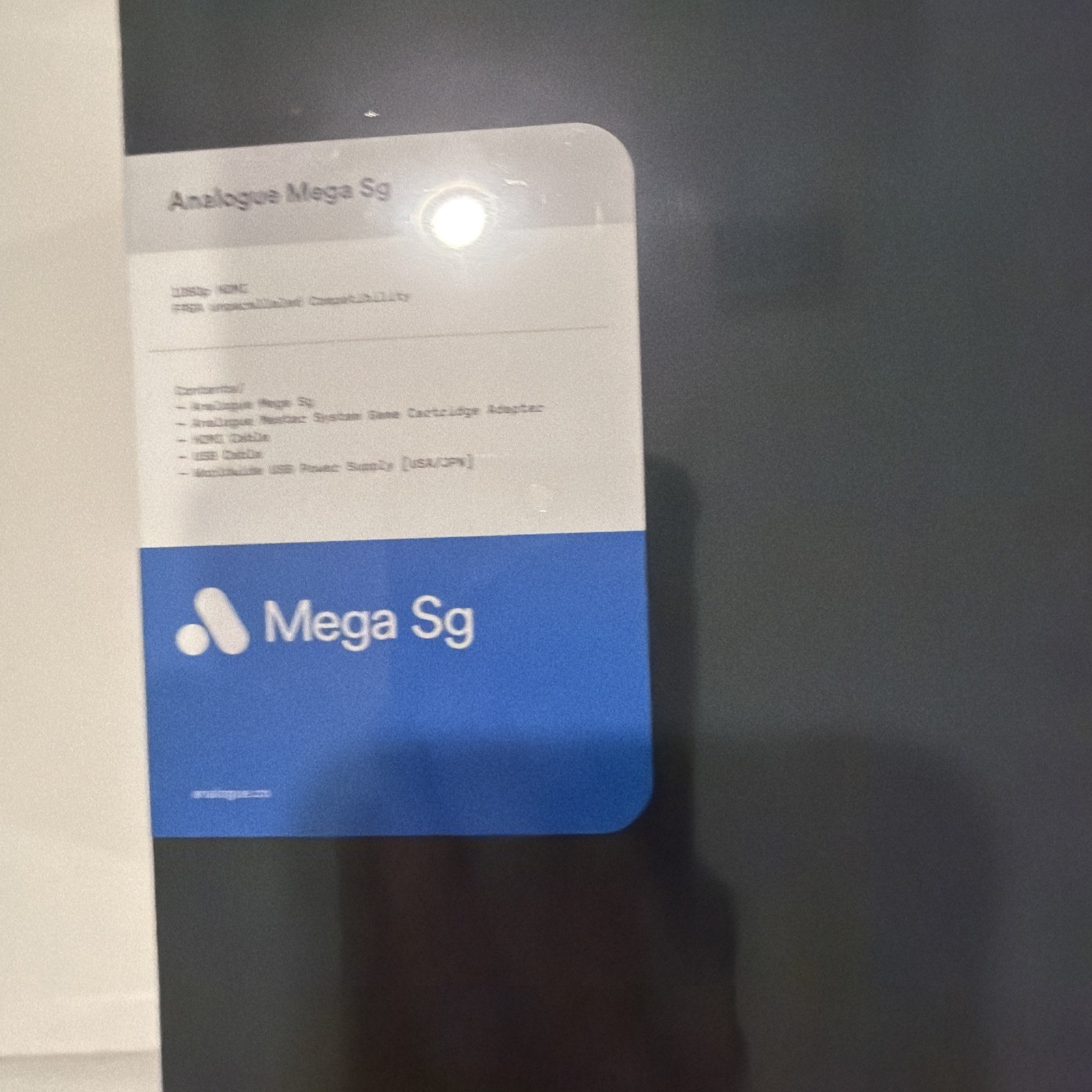 Analogue Mega SG (USA) + Mega SG Adapter Set + M30 2.4ghz Controller- NEW MINT
