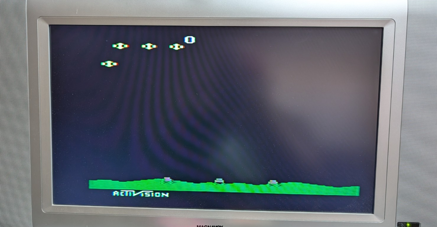 Atari 2600 Junior Console Bundle + 8 Games, Paddles, Joystick, Tested & Works