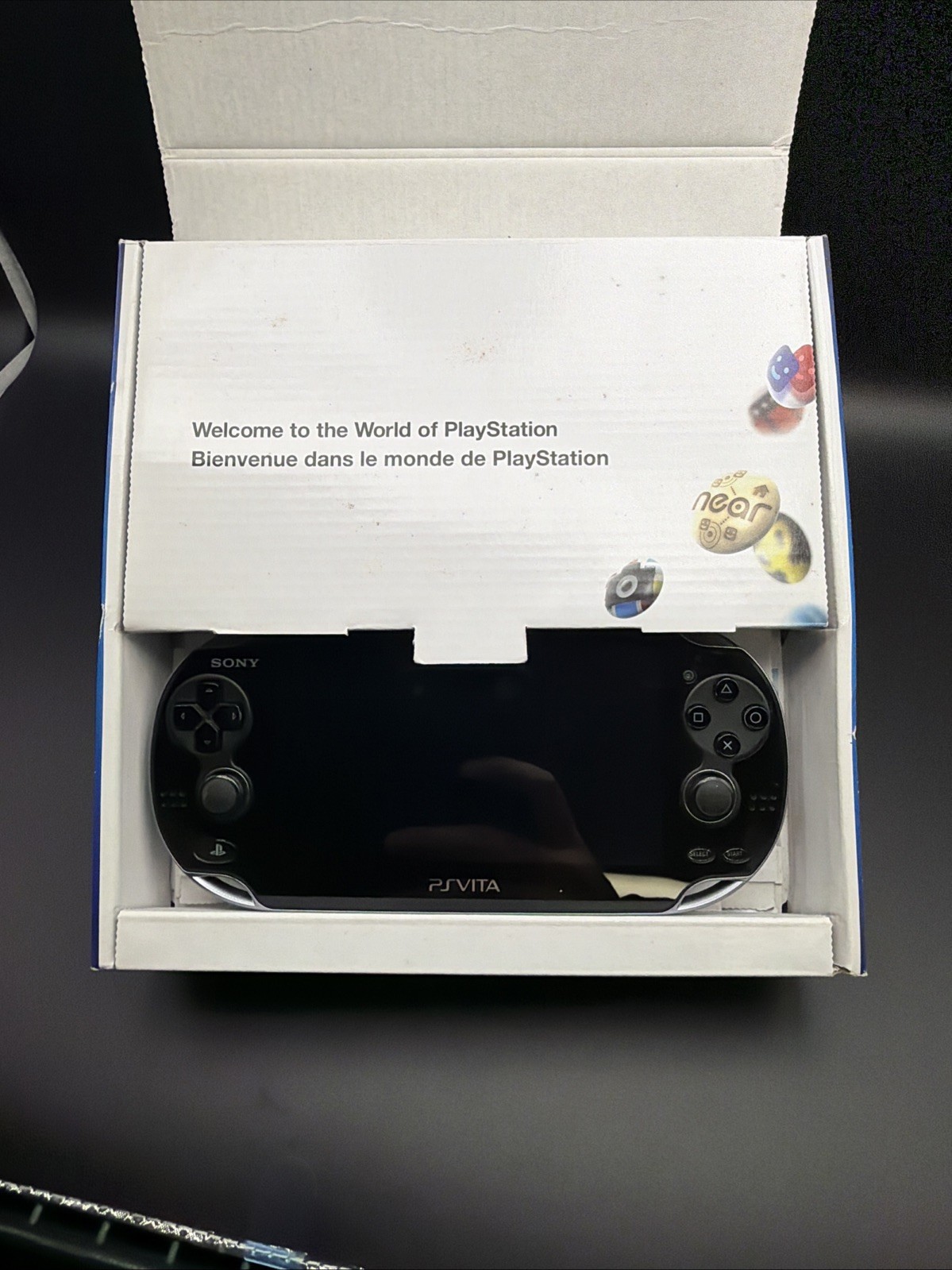 PlayStation Vita PS Vita Crystal Black w/8GB Card OLED Wi-Fi Console •READ DESC!
