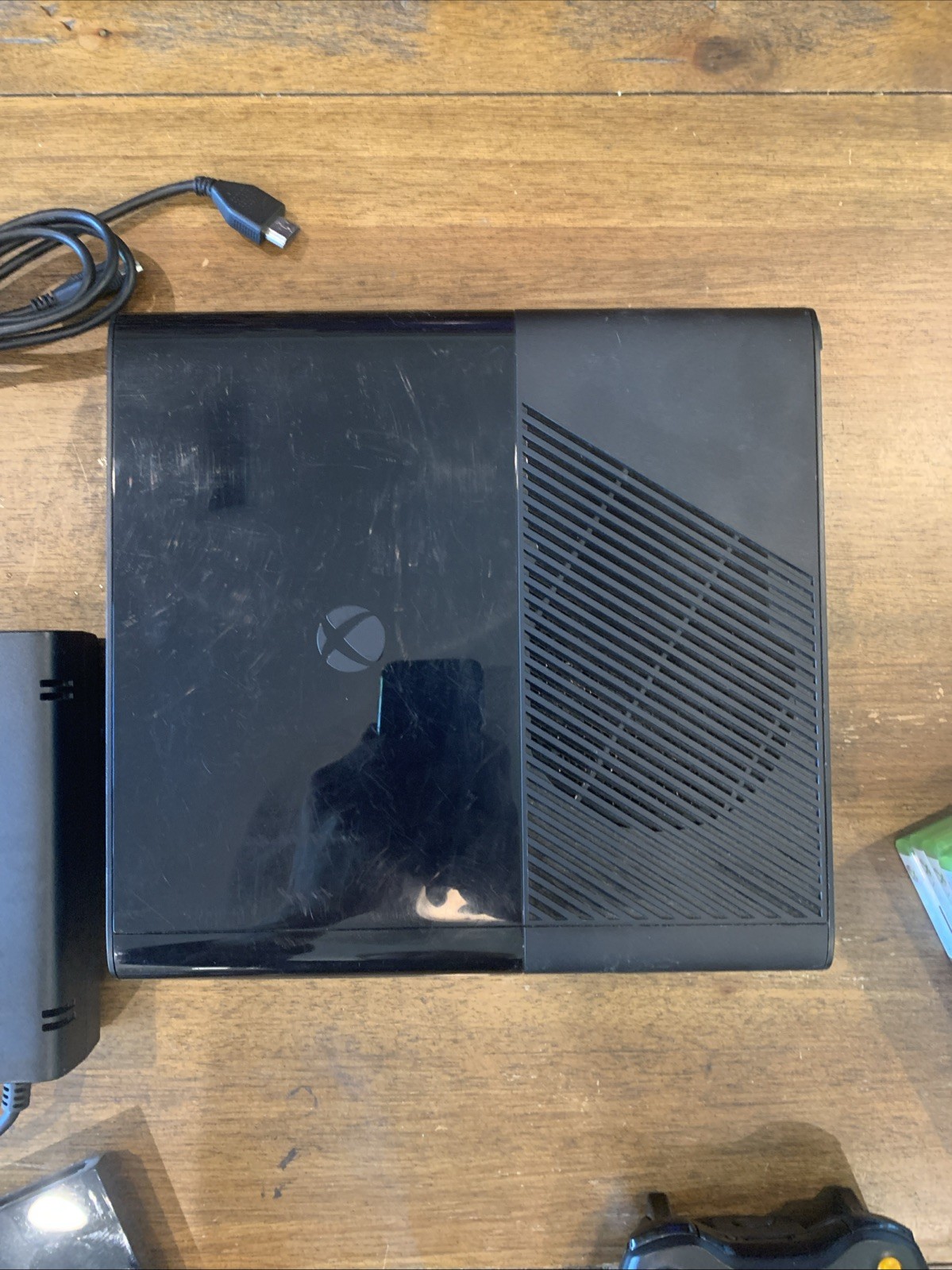 Xbox 360 E 1538 Console 250GB HDD Bundle, OEM Controller, Power, HDMI, TESTED!