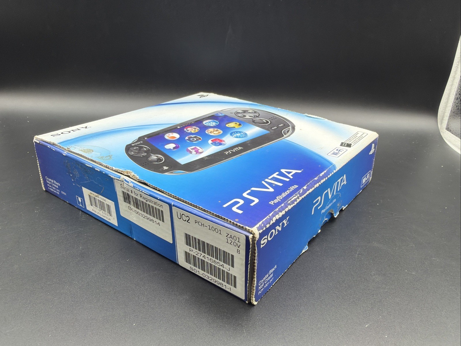 PlayStation Vita PS Vita Crystal Black w/8GB Card OLED Wi-Fi Console •READ DESC!