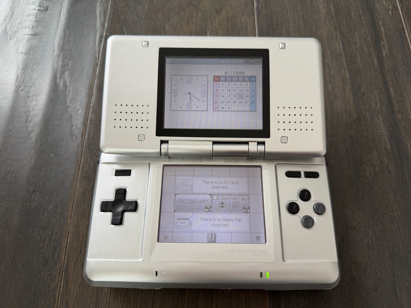 Nintendo DS Original W/ NEW Platinum Silver Shell – Fully Tested