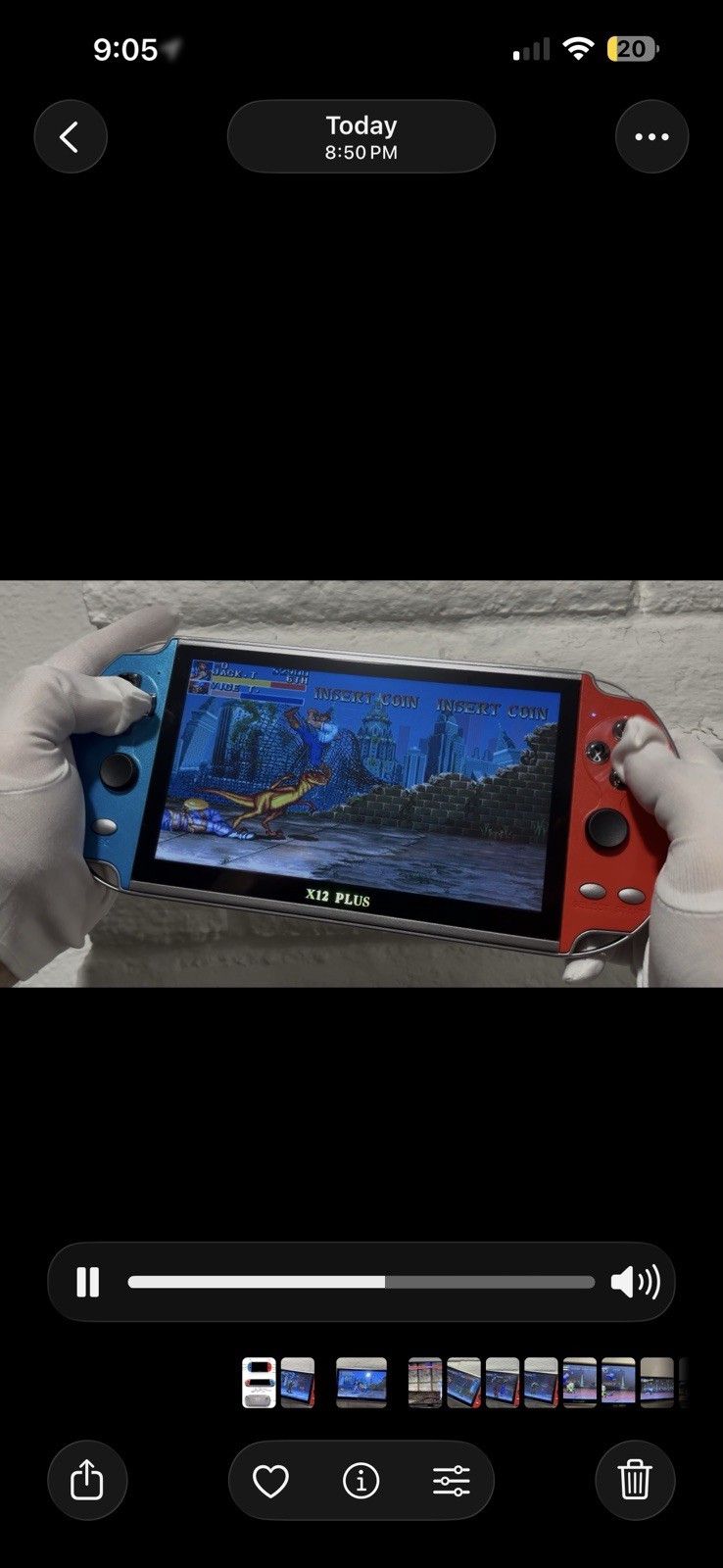 X12 Plus 7” Portable Game Console – 1000+ Games, Handheld Retro Gaming