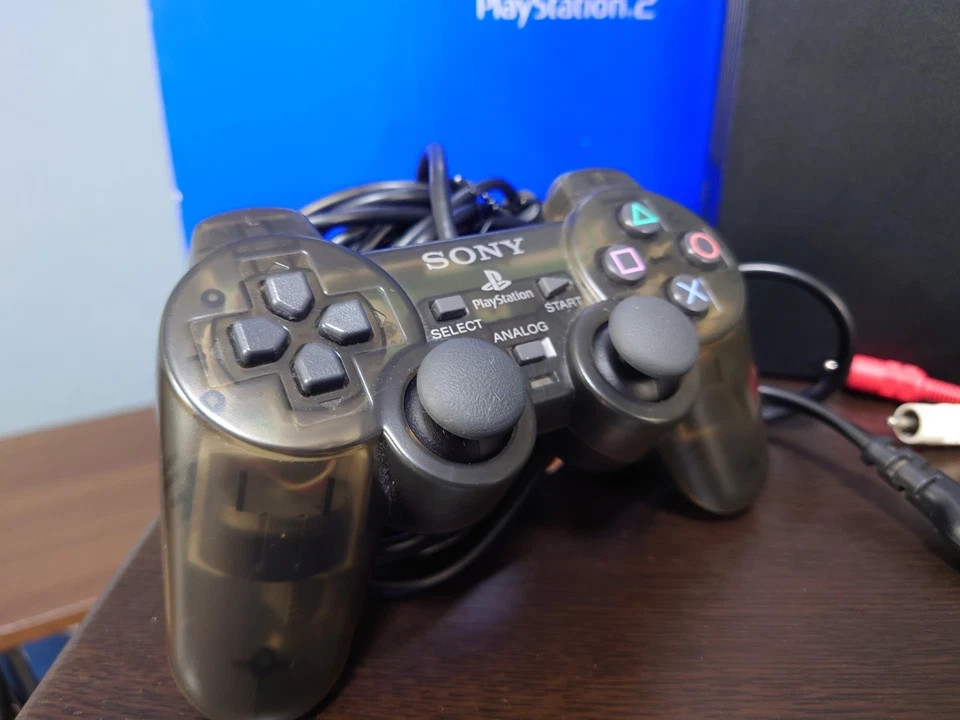 Playstation 2 W/Box 100% Original NTSC-J Japan + Controller SCPH-15000 w/ FF7