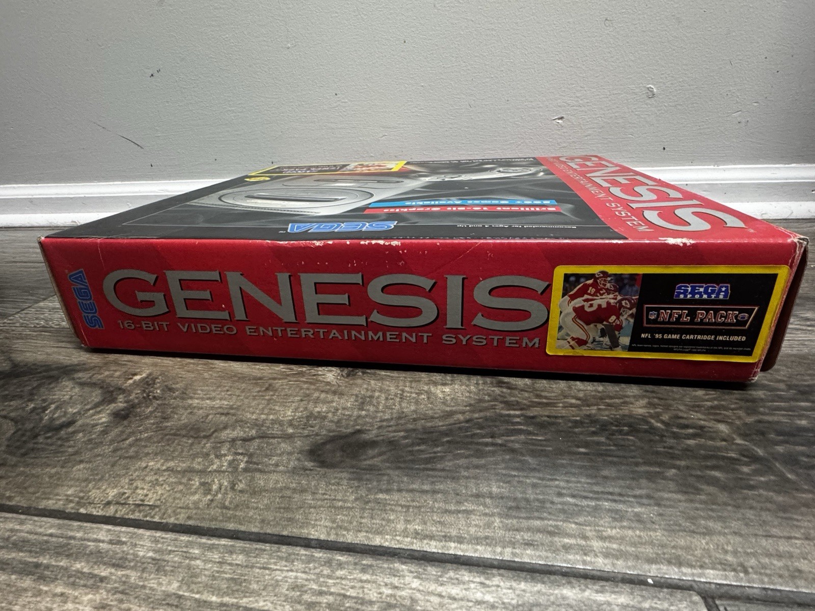 Sega Genesis Sports System – Complete CIB NFL Football 95 Console Lot
