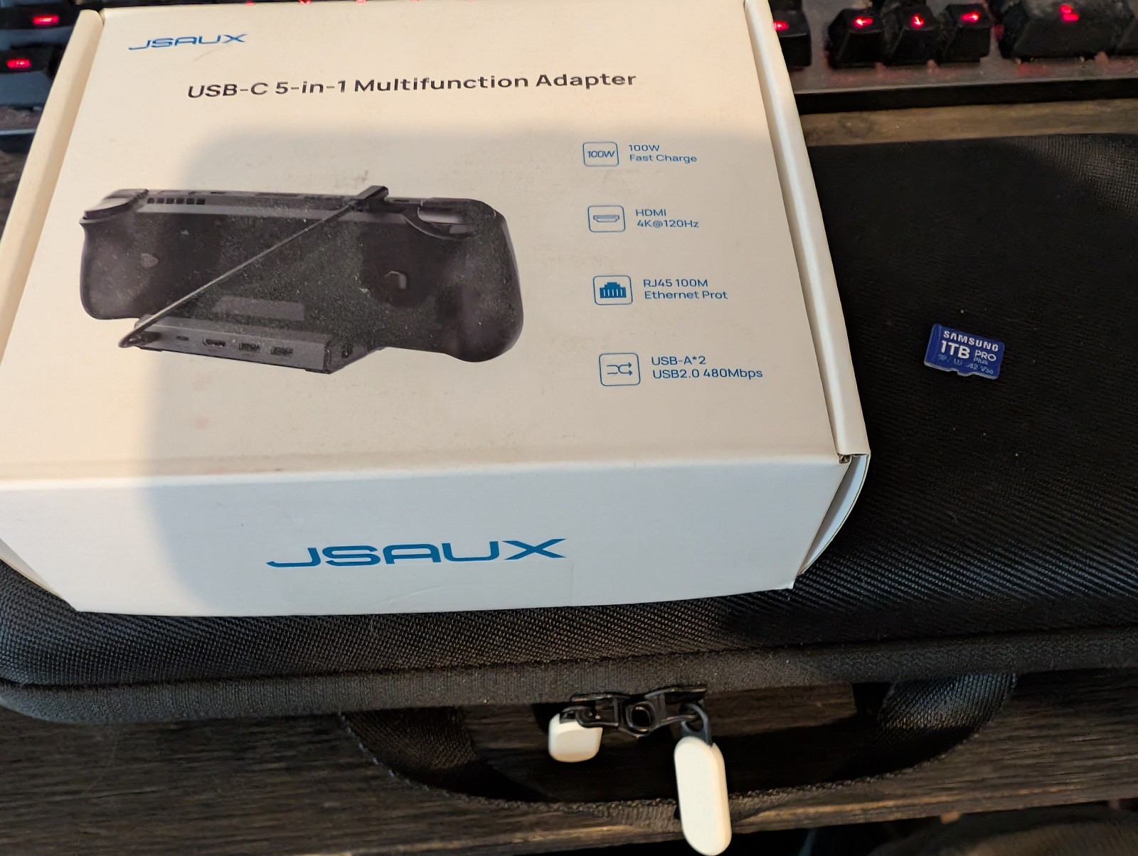 Steam Deck LCD Upgraded 2TB + 1TB SD + Case + Charger + Dock Excellent Condition