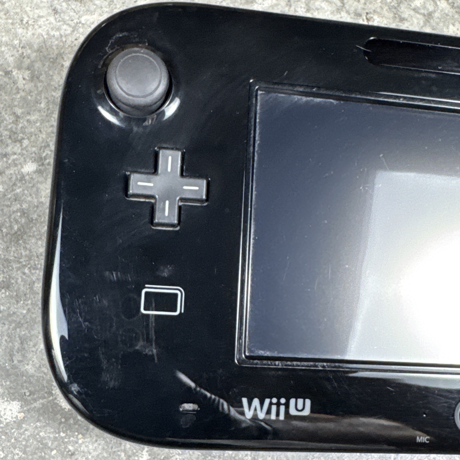 Nintendo Wii U 32GB Console (WUP-101) Gamepad Bundle + OEM Cables Tested Working