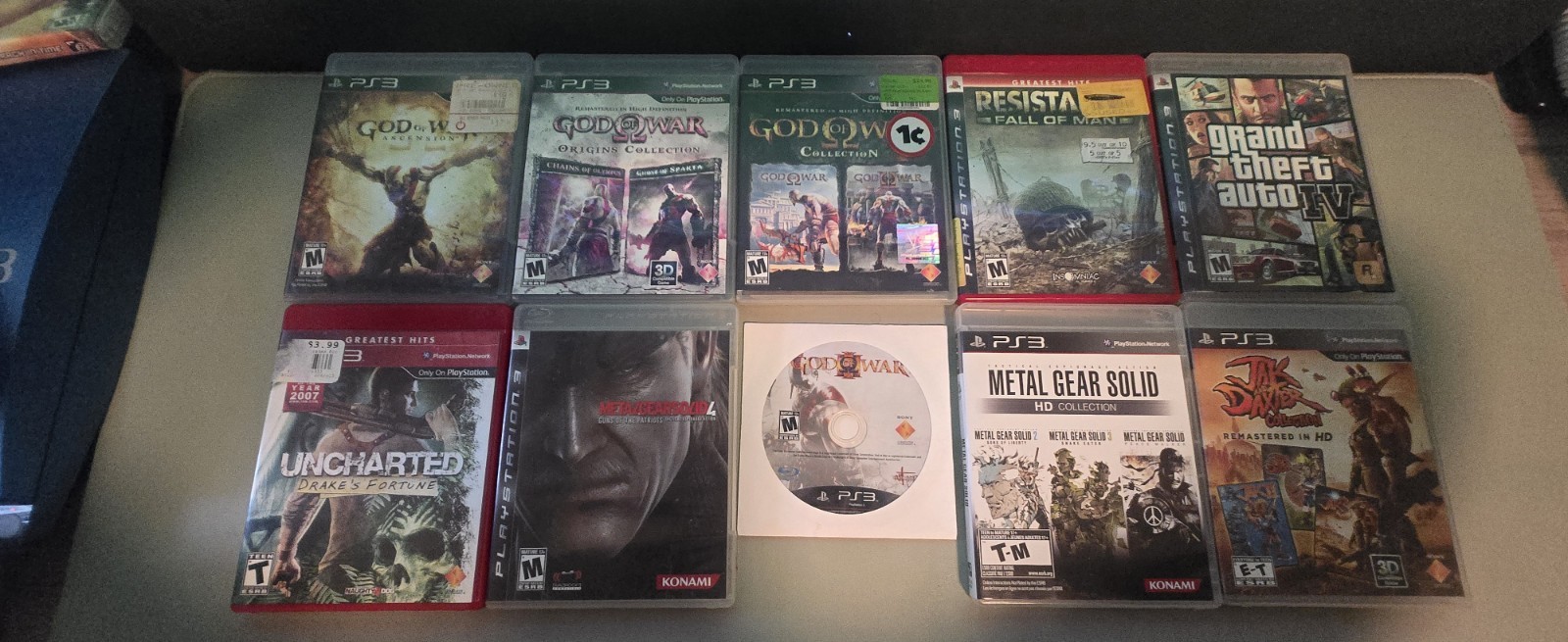 Ps3 SLIM JAPAN CECH-3000B 320 GB Console W/ Lot Of 40 Games