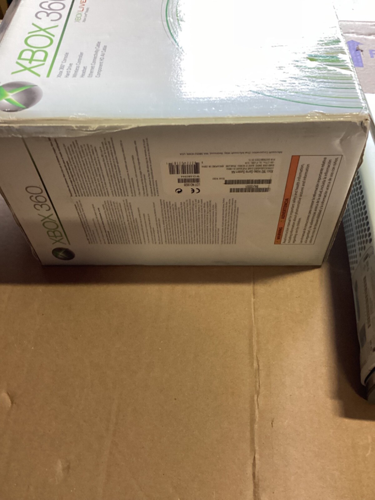 Microsoft XBox 360 Pro 4GB White Video Game Console Gaming System 360P Kids Room