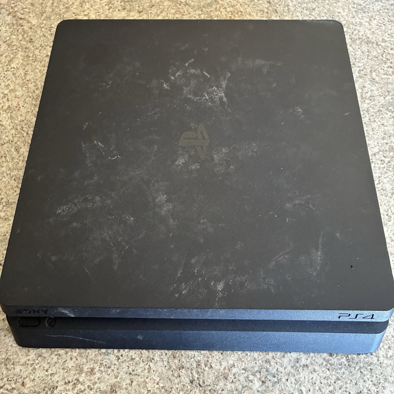 Sony PlayStation 4 Slim 1TB Console Bundle Cables, Game, Controller FW 13.50