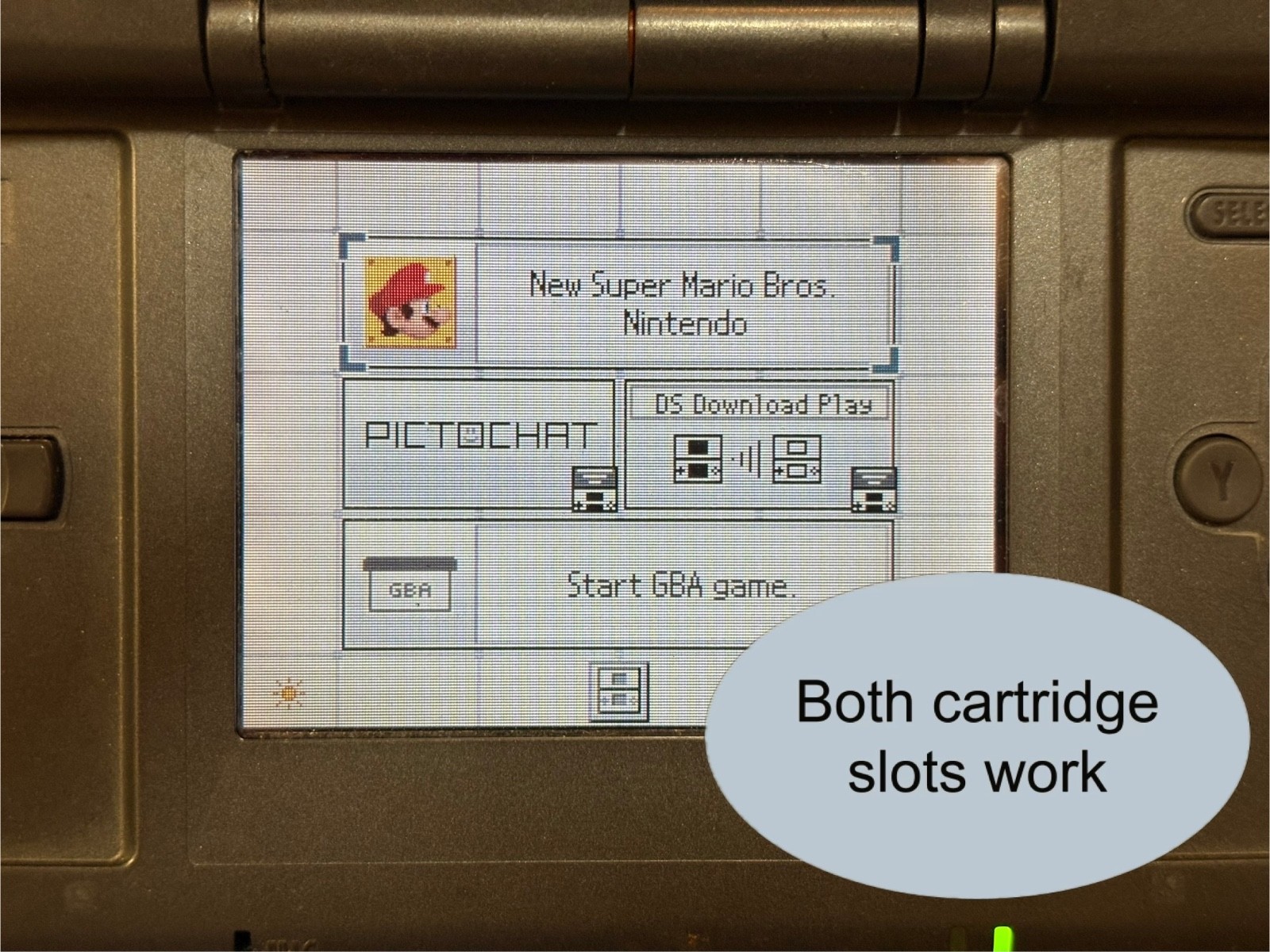 Nintendo DS Graphite Black Handheld System – Good Condition! – TESTED & WORKING