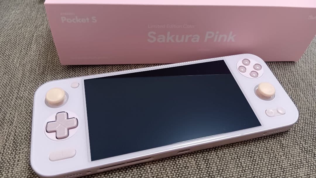 AYANEO Pocket S Sakura Pink 512GB/16GB 1440P Android Gaming Handheld