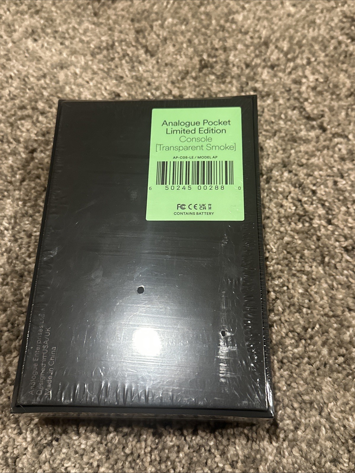Analogue Pocket Transparent Smoke Limited Edition Handheld System FPGA