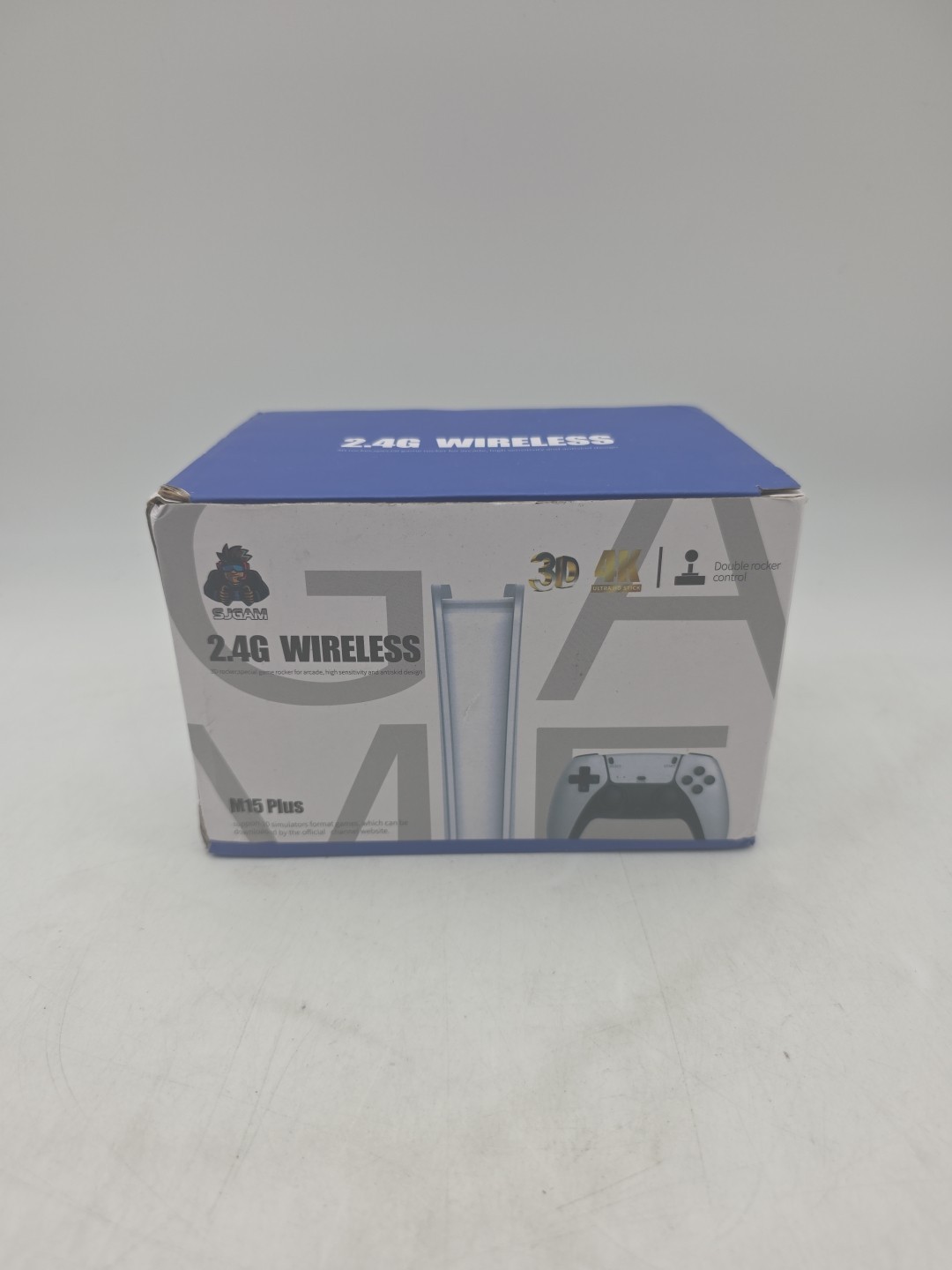 SJGAM M15 Plus 2.4G Wireless Game Stick Console 4K HDMI Double Rocker