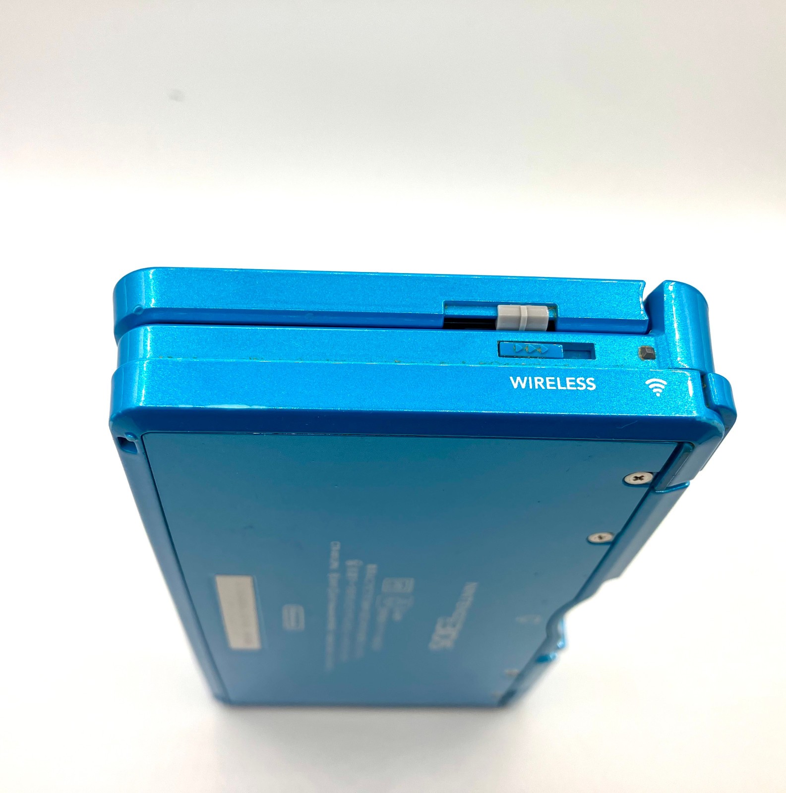 Nintendo 3DS Aqua Blue Console Junk Bottom Screen Not Working Region Locked