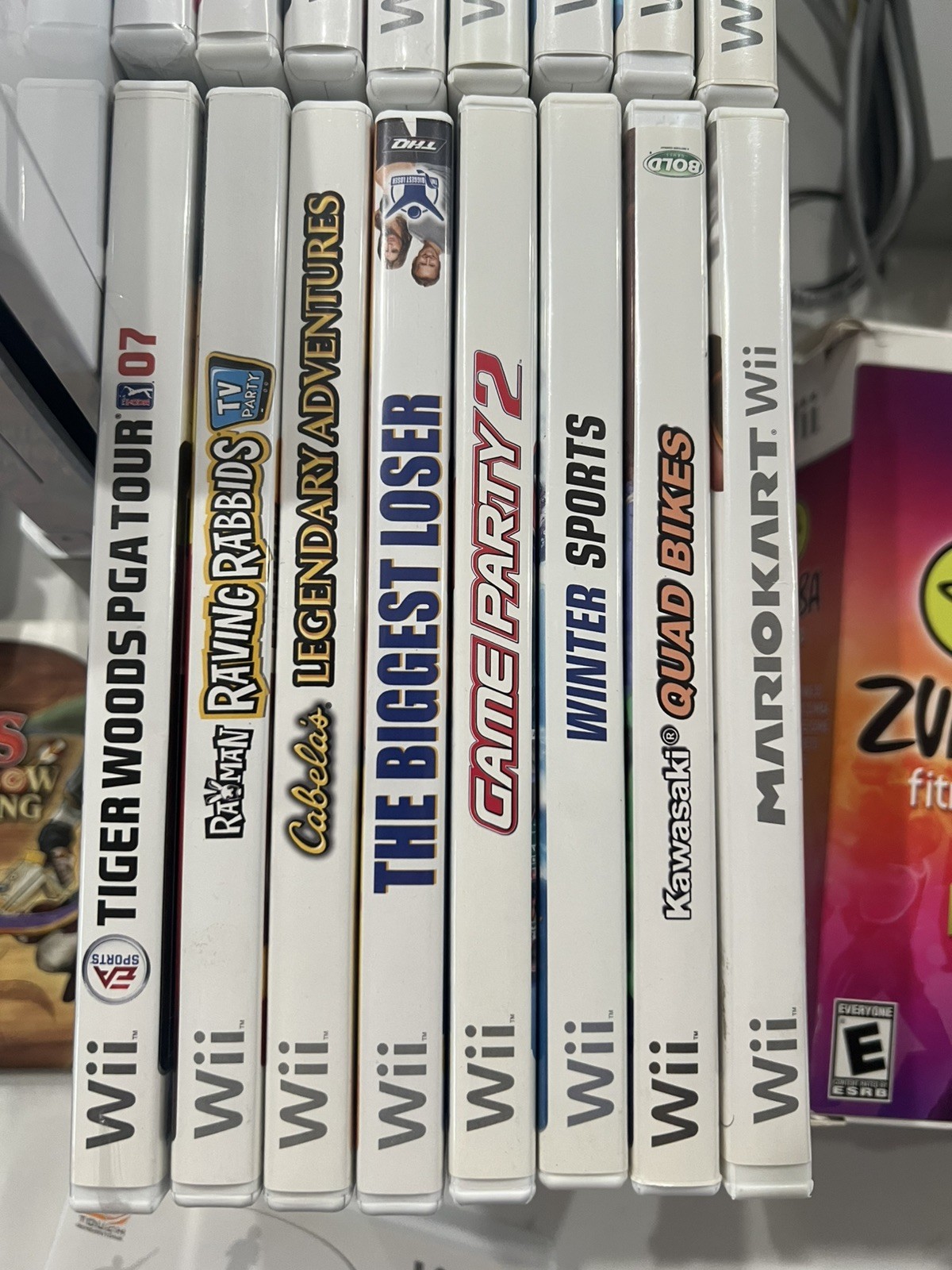 Nintendo Wii RVL-001 GameCube Compatible With 19 Games and More. Tested.