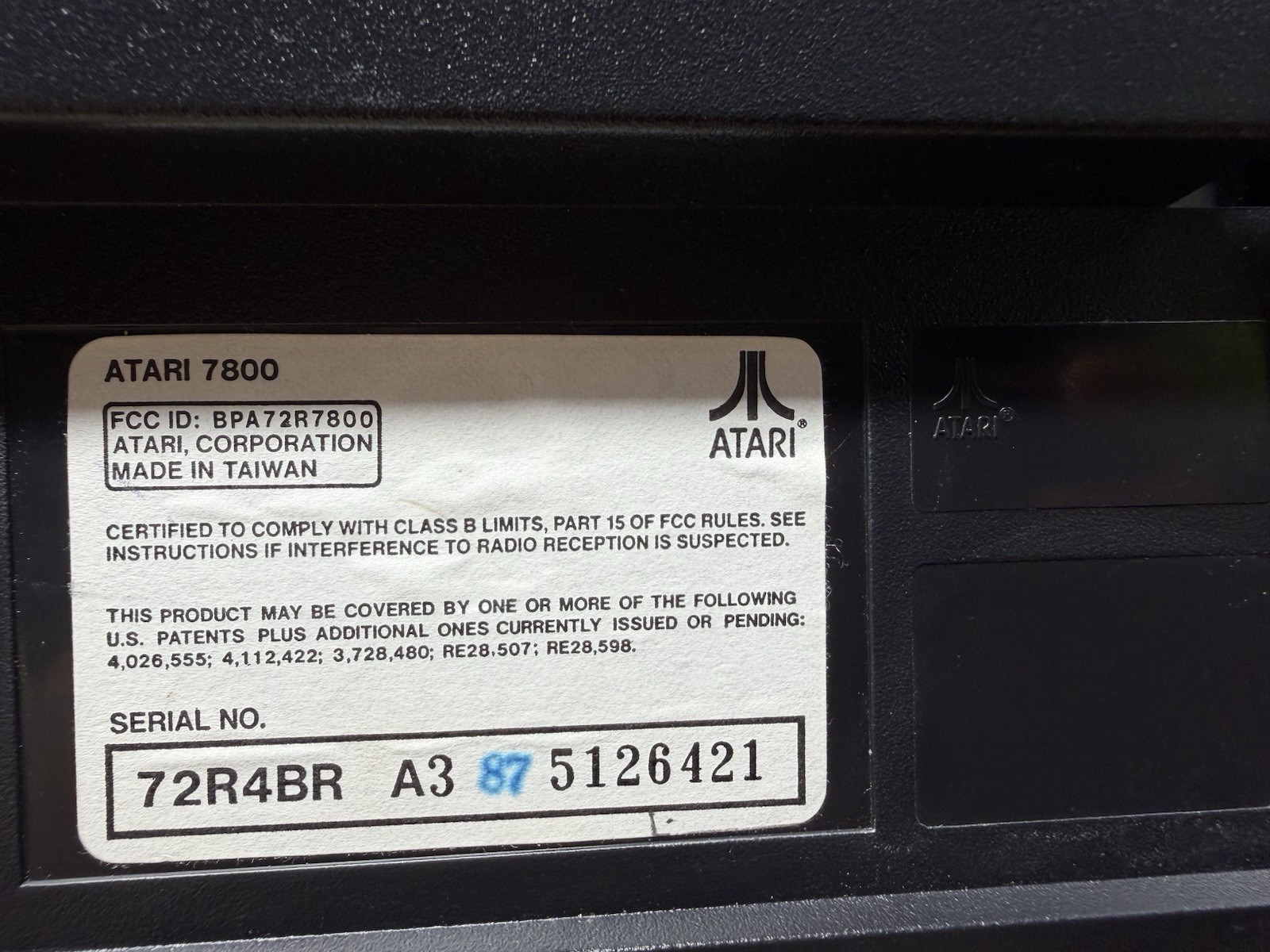 Atari 7800 ProSystem Retro Gaming Video Game Console