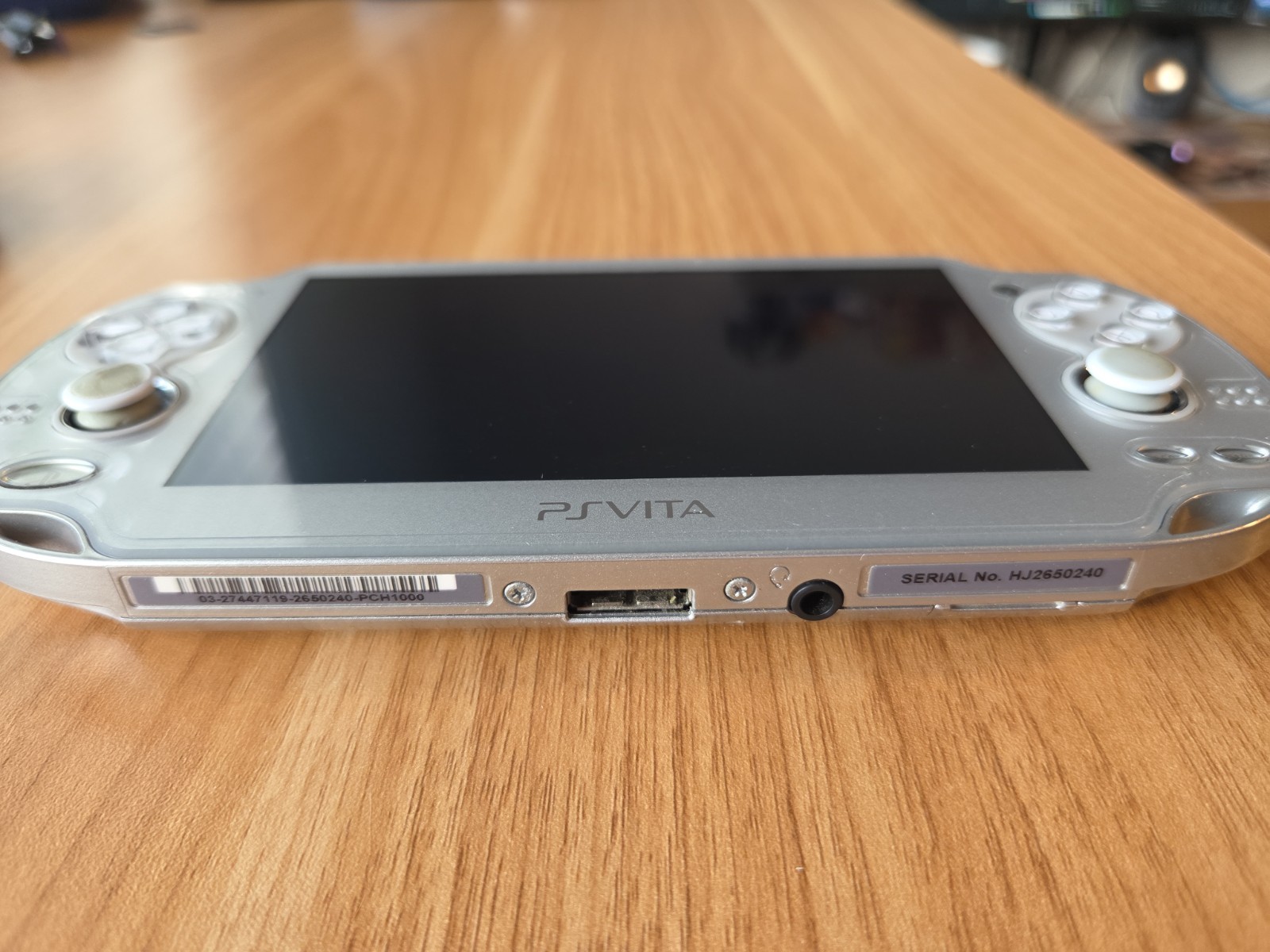 PlayStation PS Vita Ice Silver Rare pch-1000 OLED Console Region free Sony