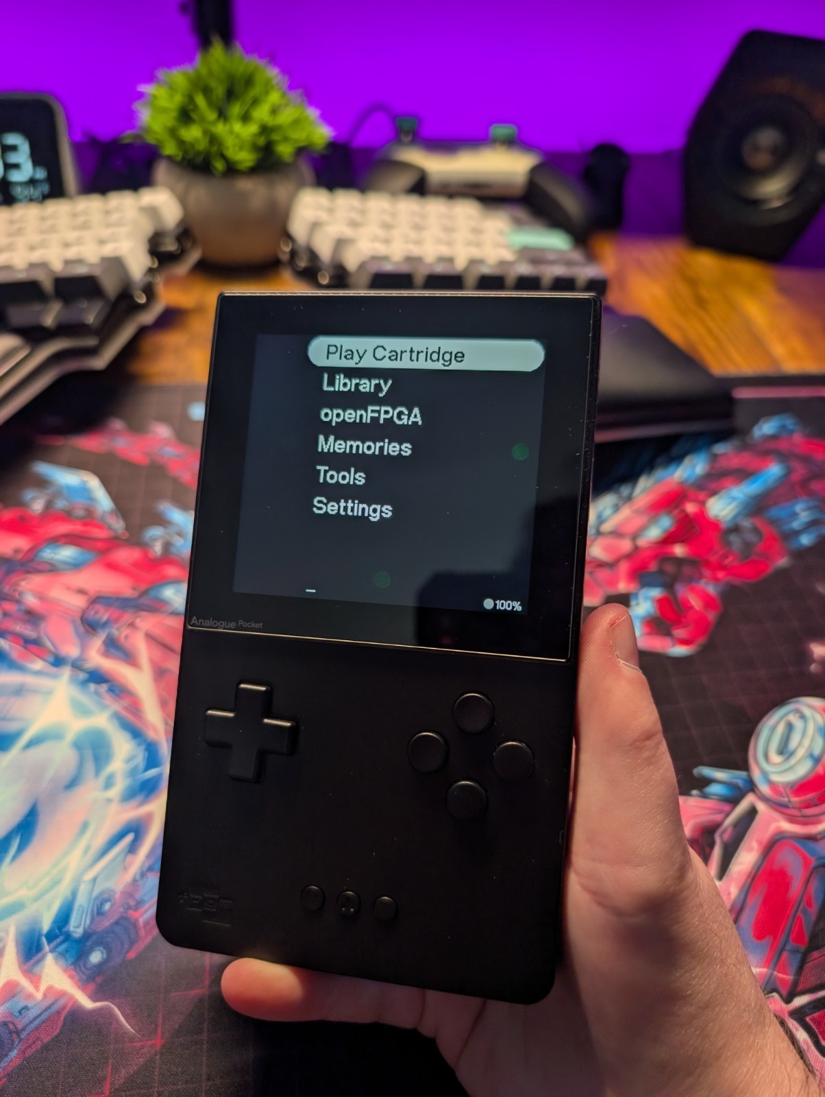 Analogue Pocket Handheld System – Black