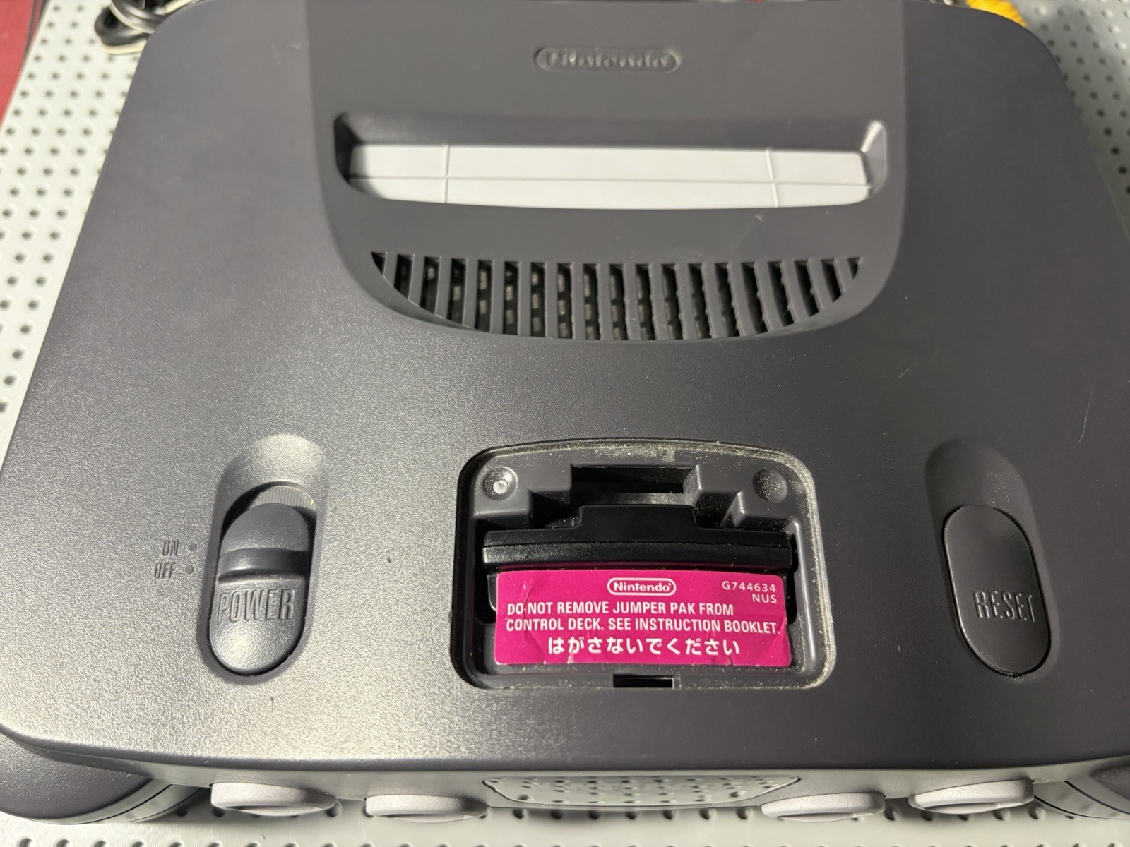 Nintendo 64 Console W Jumper Pack – Controller W Rumble Pack – All Wires Tested