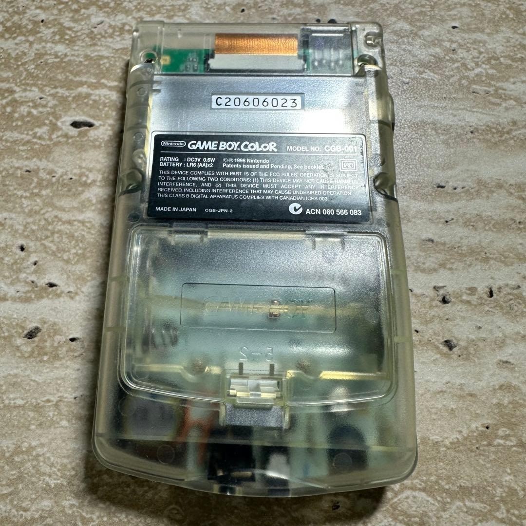 Nintendo Game Boy Color Clear Console Boxed Tested Working Near Mint 6632
