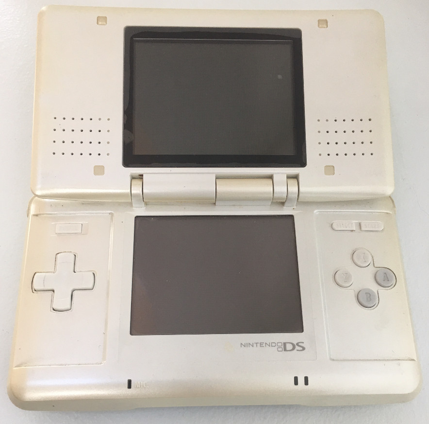Nintendo DS Original NTR-001 Console w/ Charger – White – Tested Works