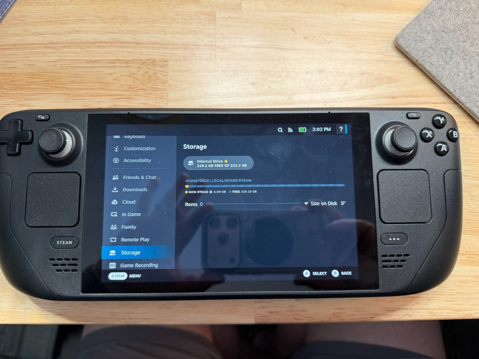 Valve Steam Deck Black 256GB LCD Gaming Monitor with Case