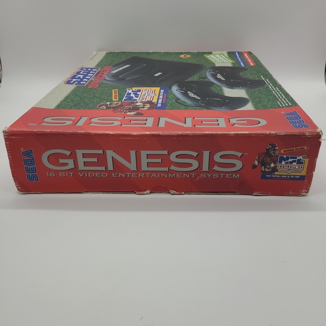 Sega Genesis Sega Sports System NFL Football 94 Console Complete Missing Cushion